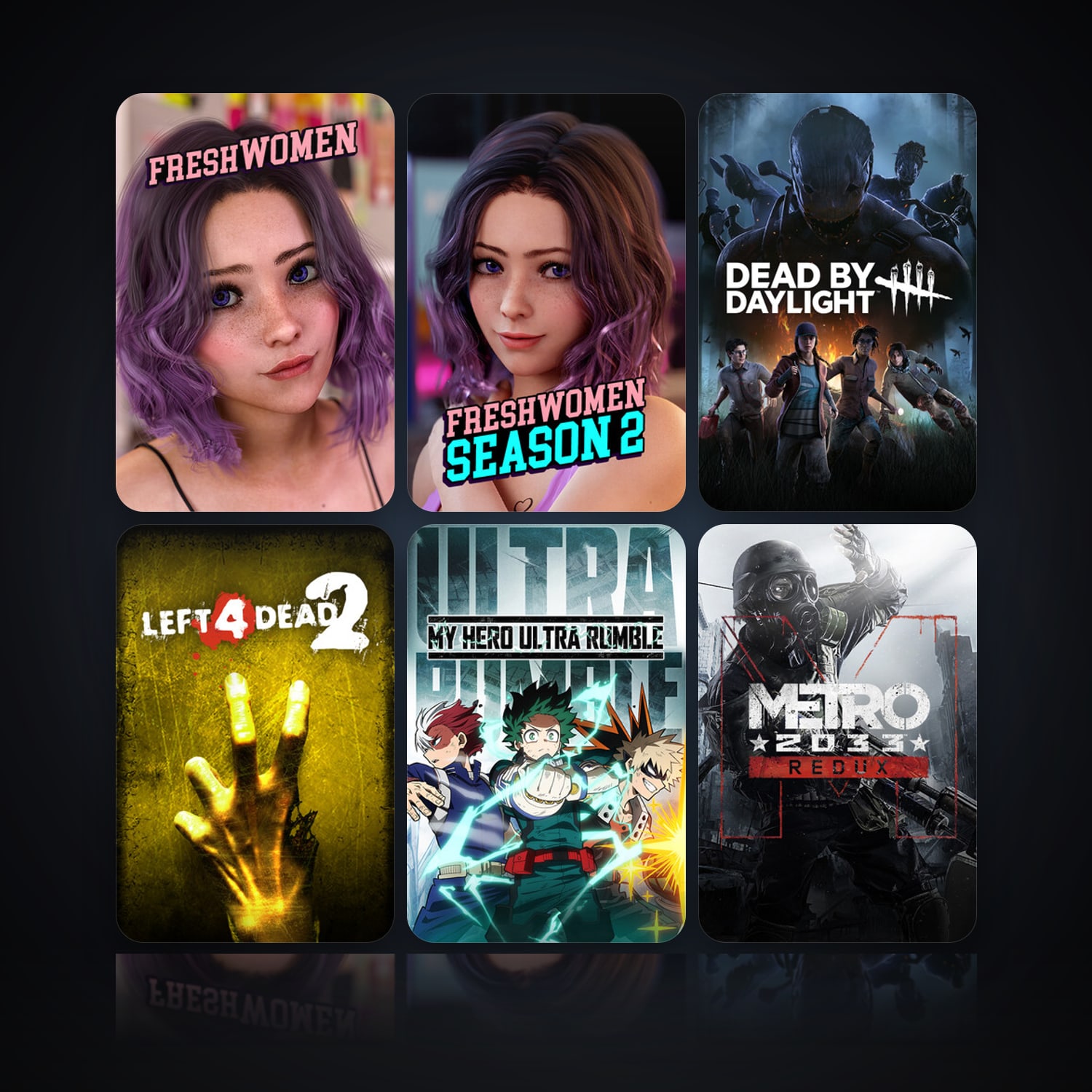 هالحساب ستيم فلين، Left 4 Dead 2 وMetro 2033 Redux، 10 لعبة، صامد واضح — HabibiAccounts