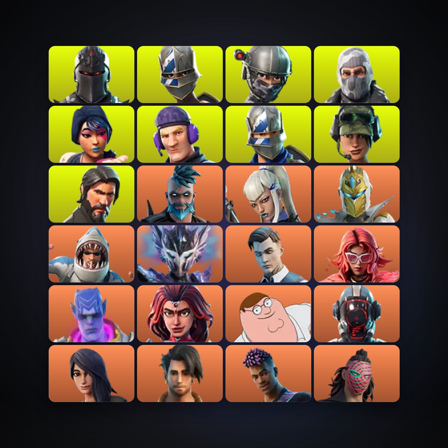 Fortnite | 156 Skins | 1.6K V-Bucks | Level 3695 | 630 Wins — HabibiAccounts