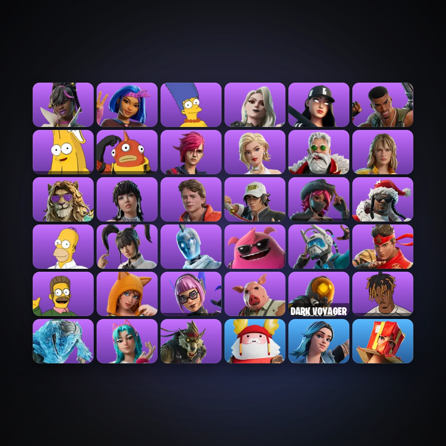 Fortnite | 36 Skins | 100 V-Bucks | Level 933 | 44 Wins — HabibiAccounts