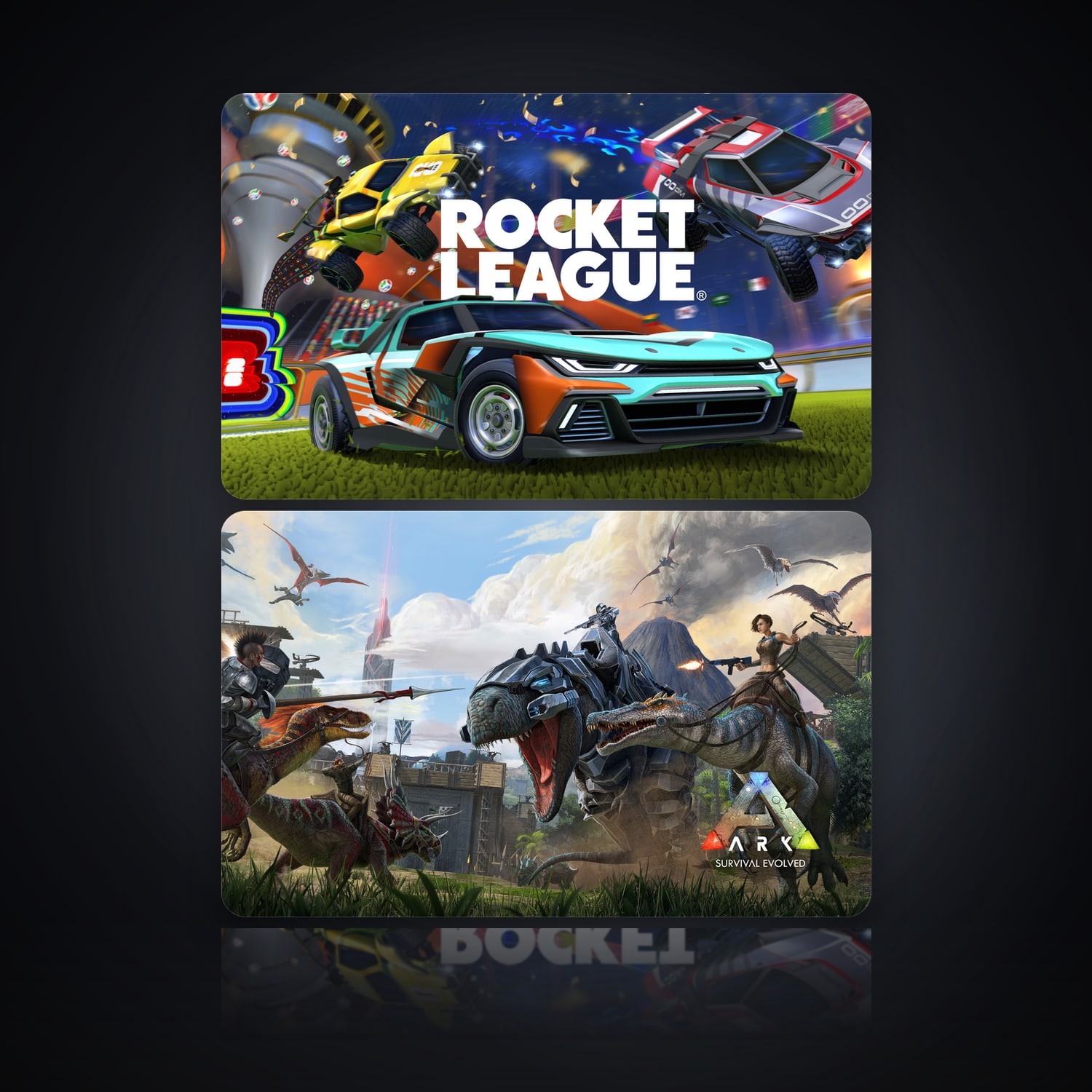 Rocket League & ARK: Survival Evolved | 2 Games — HabibiAccounts