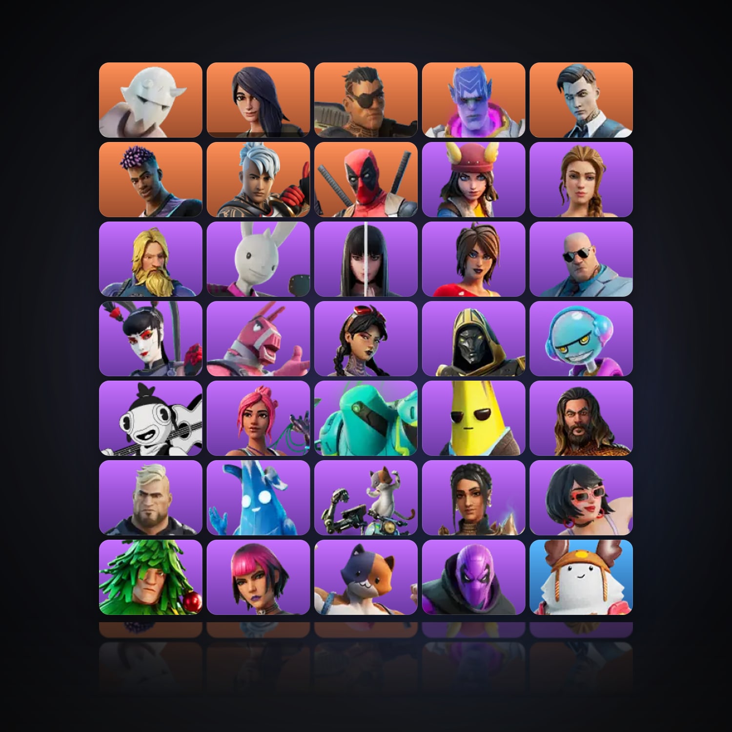 Fortnite | 38 Skins | 750 V-Bucks | Level 956 | 74 Wins — HabibiAccounts