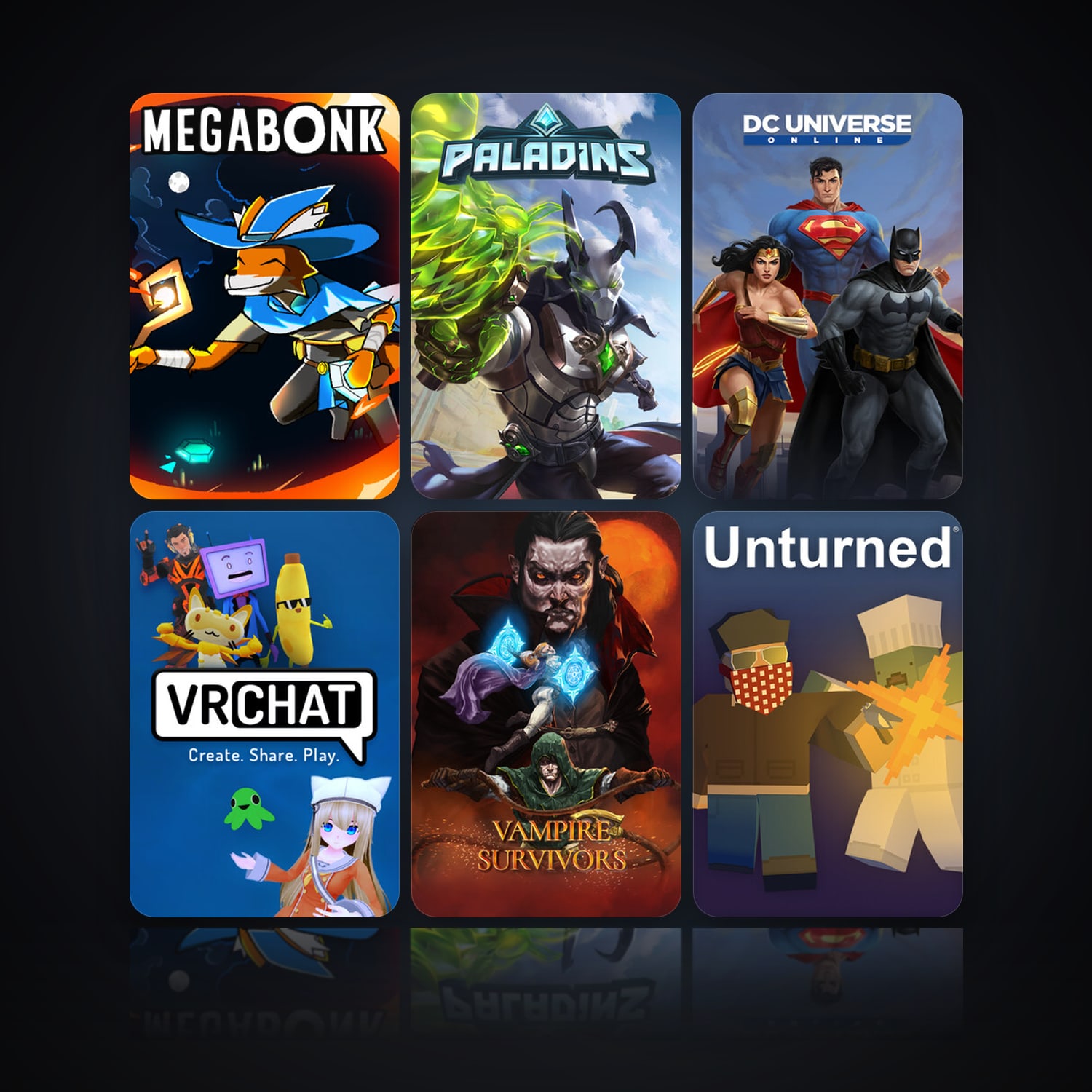 هالحساب ستيم فلين، DC Universe Online وUnturned، 9 لعبة، صامد واضح — HabibiAccounts