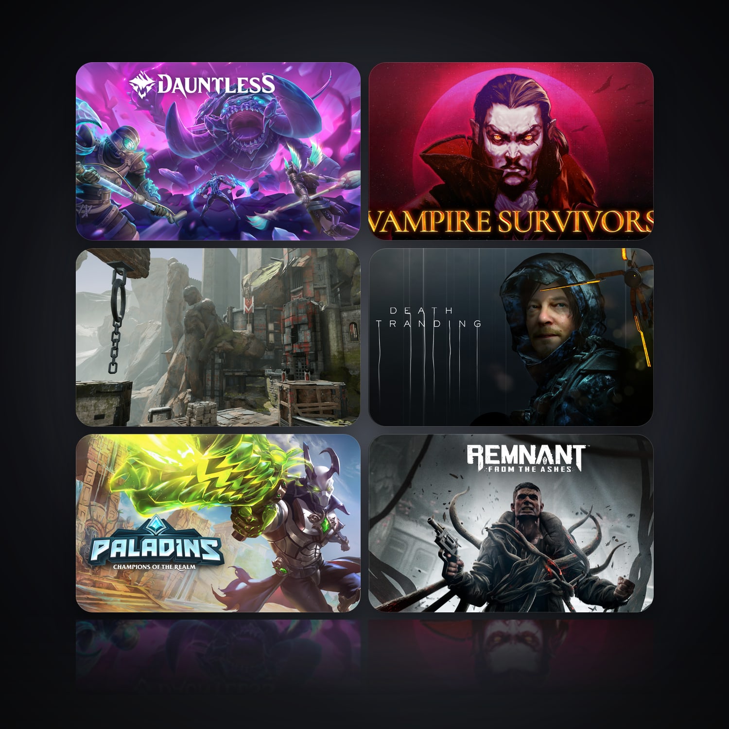 Dauntless & Vampire Survivors | 98 Games — HabibiAccounts