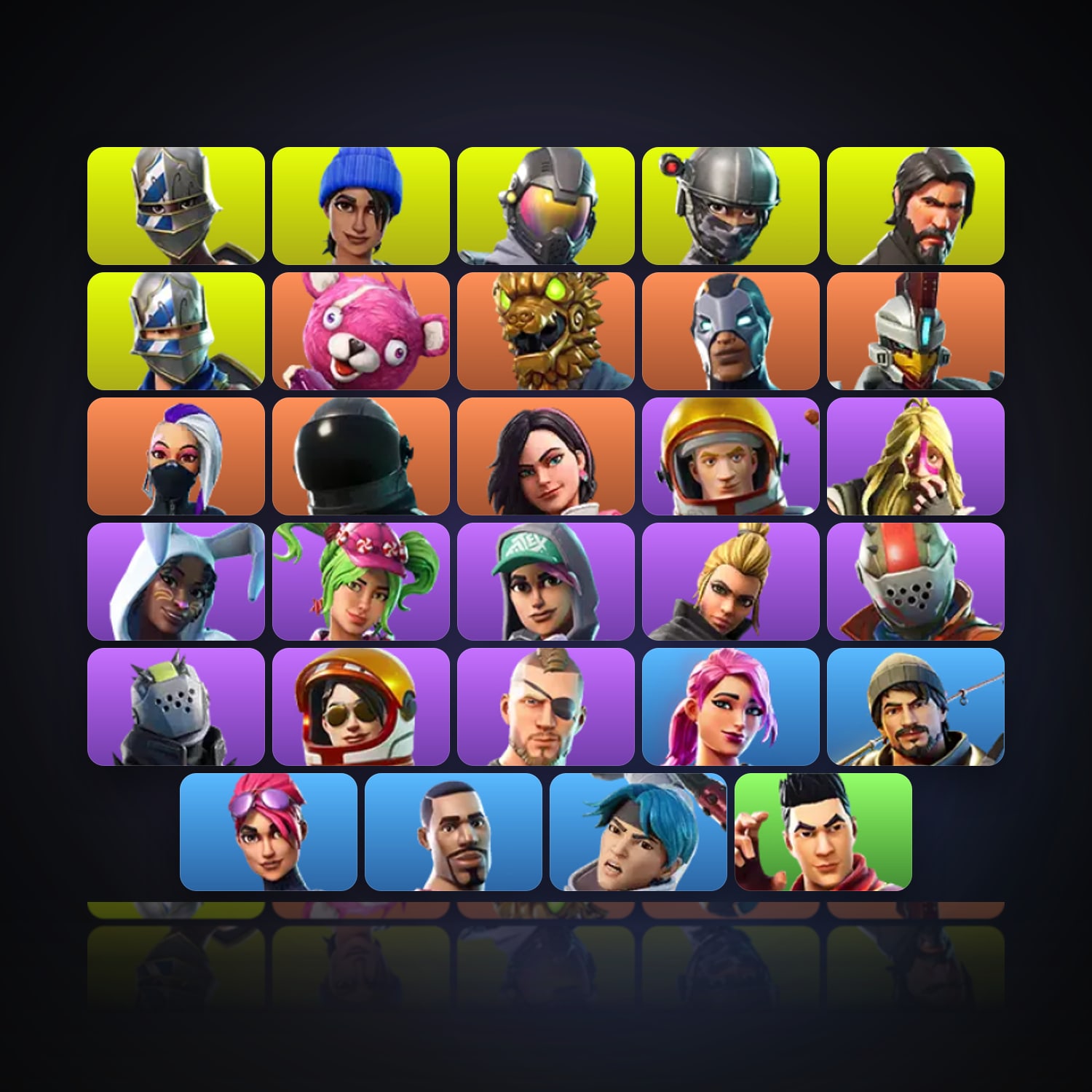 Fortnite | 29 Skins | 800 V-Bucks | Level 379 | 184 Wins — HabibiAccounts