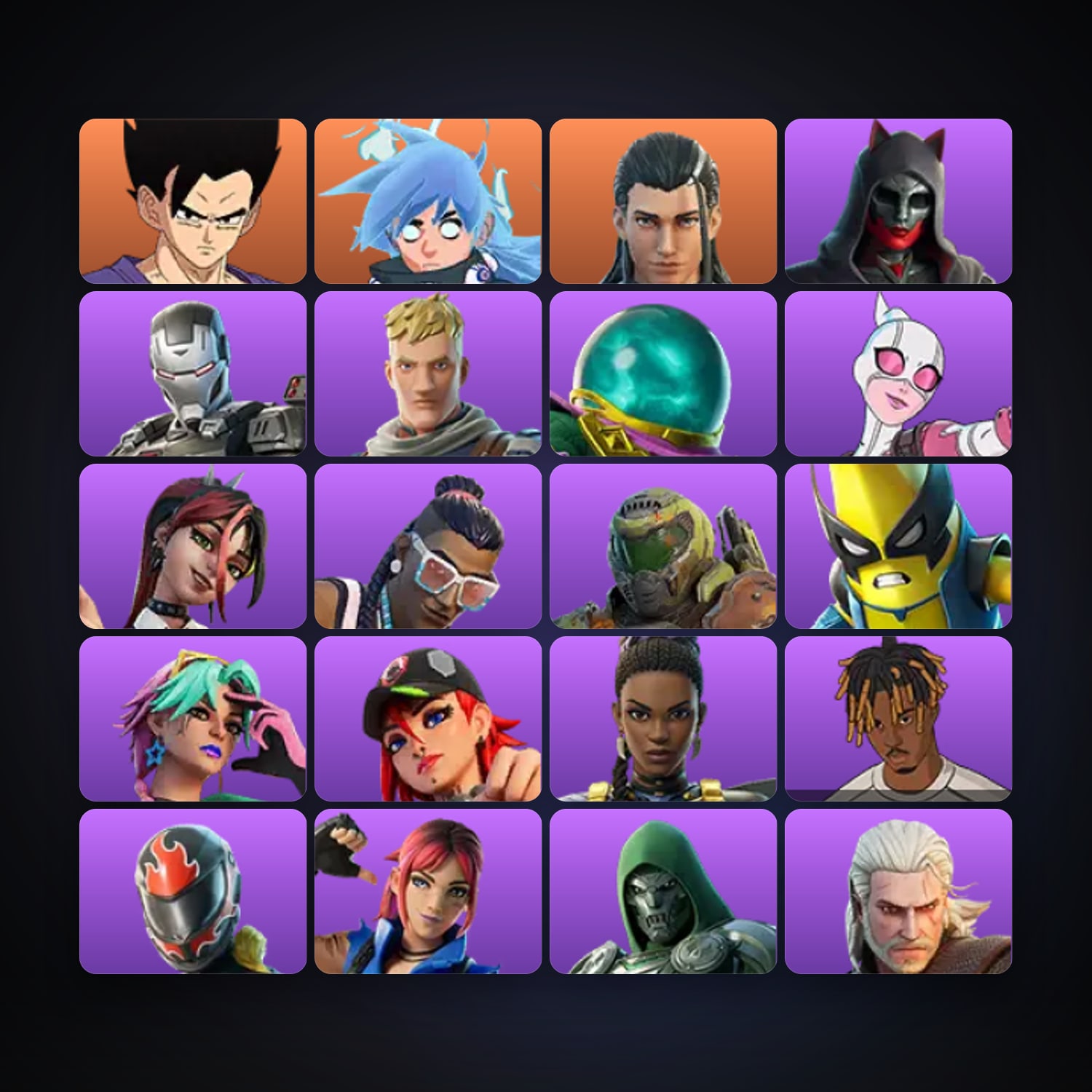 Fortnite | 24 Skins | 400 V-Bucks | Level 672 | 21 Wins — HabibiAccounts