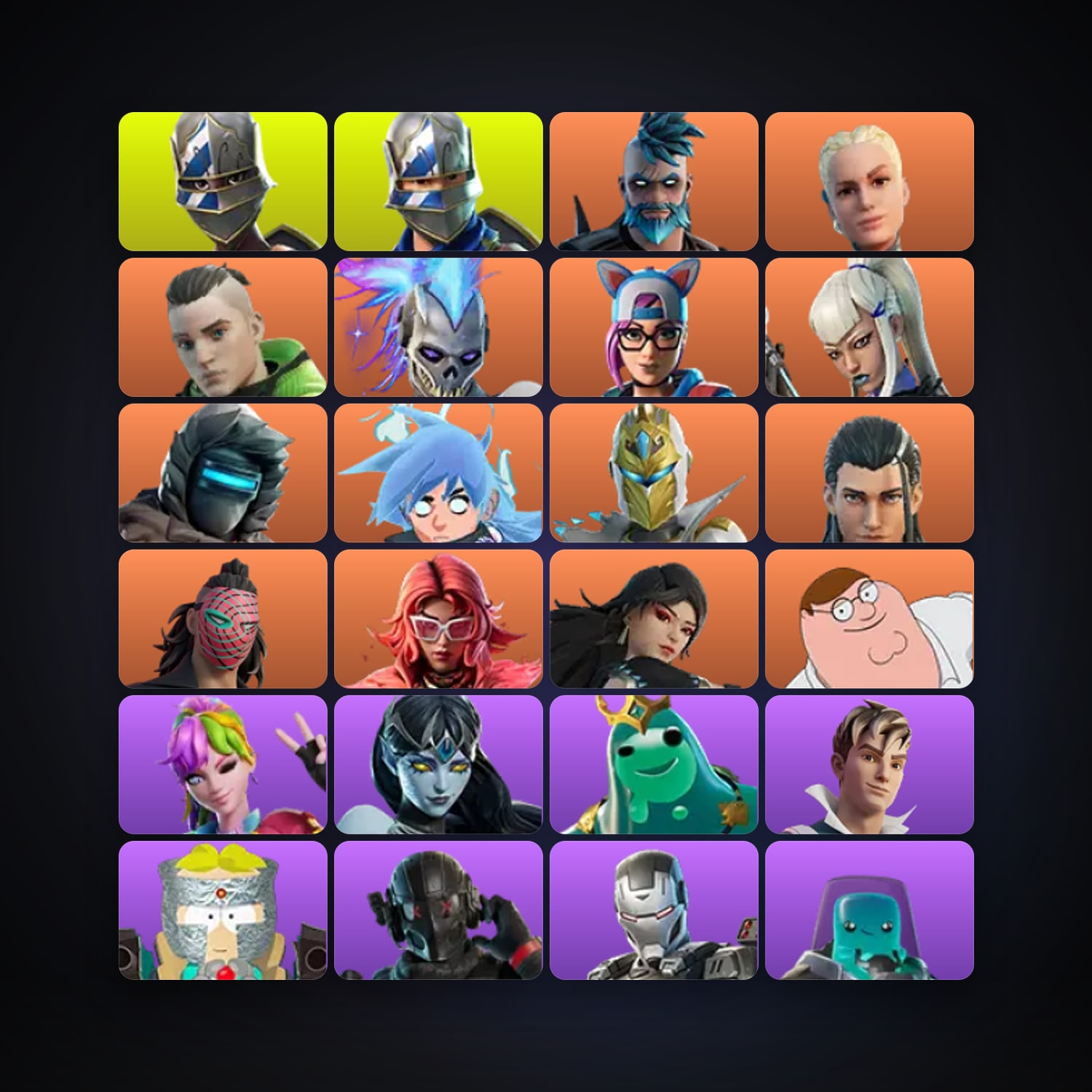 Fortnite | 146 Skins | 1.1K V-Bucks | Level 1687 | 263 Wins — HabibiAccounts