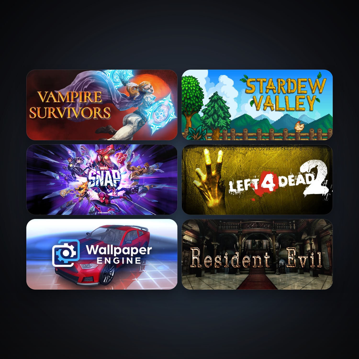 Left 4 Dead 2 + Resident Evil / biohazard HD REMASTER, 7 games, clean — HabibiAccounts