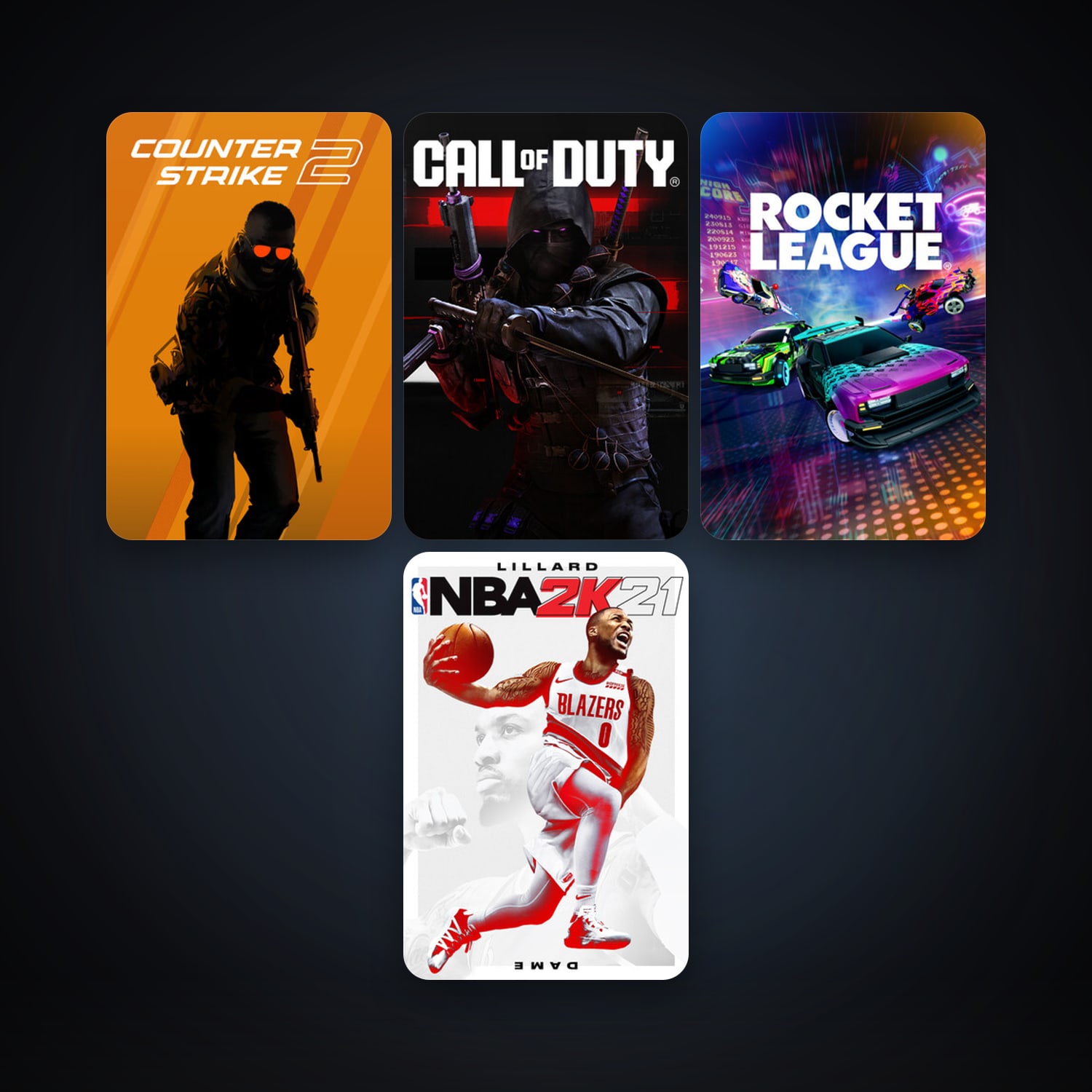 CS2 Prime + Rocket League, 10 games, Steam 12, clean — HabibiAccounts