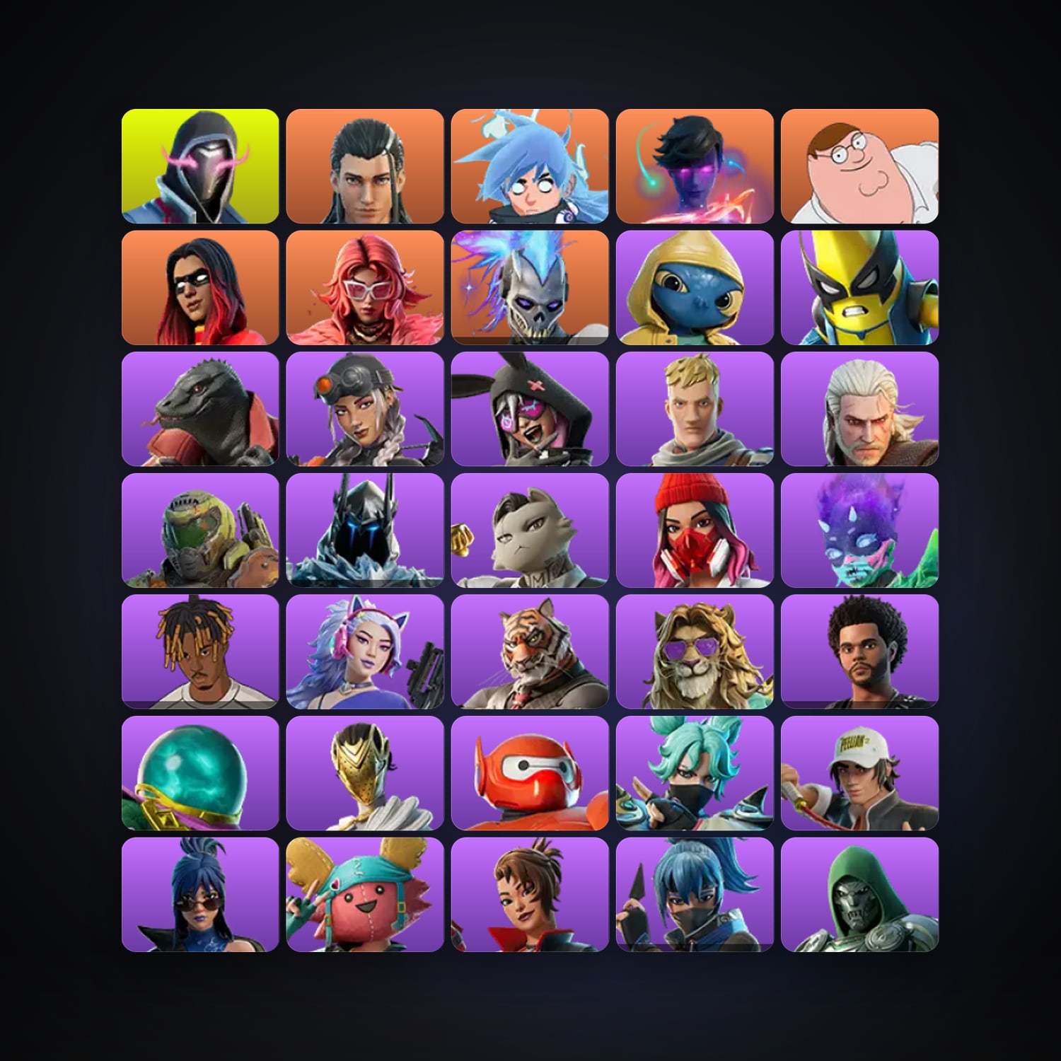 Fortnite | 84 Skins | 1.5K V-Bucks | Level 2009 | 84 Wins — HabibiAccounts