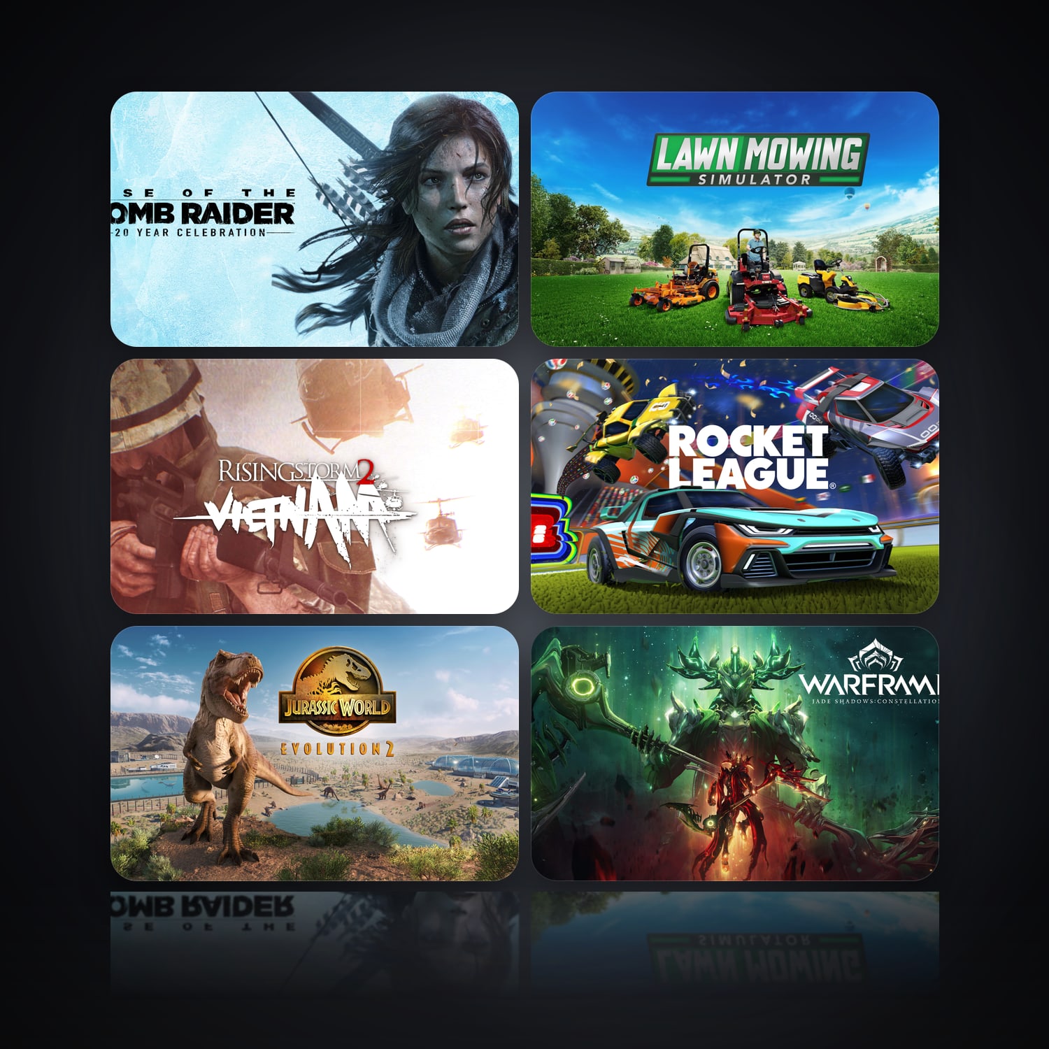 Rise of the Tomb Raider: 20 Year Celebration & Lawn Mowing Simulator | 29 Games — HabibiAccounts