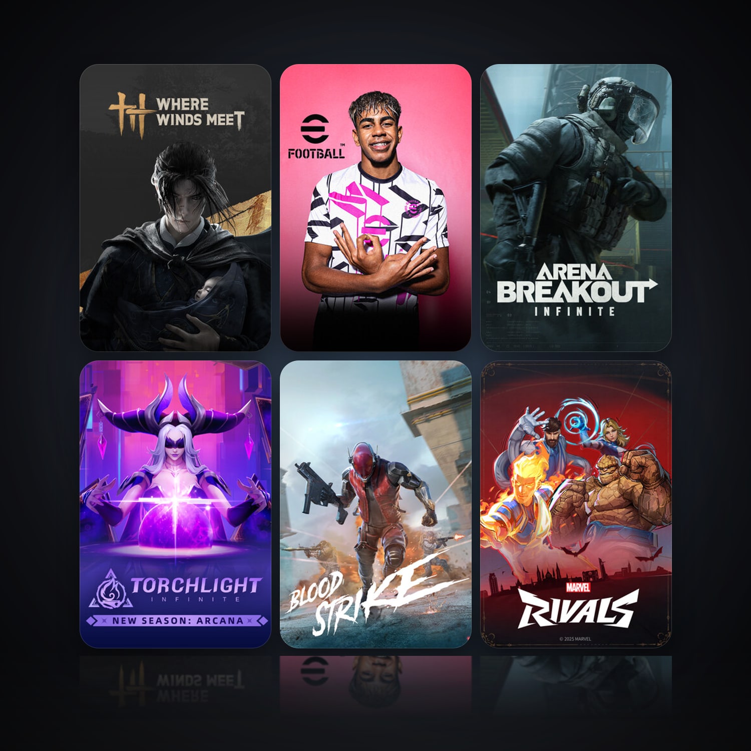 Where Winds Meet & eFootball 2024 | 43 Games | Clean — HabibiAccounts