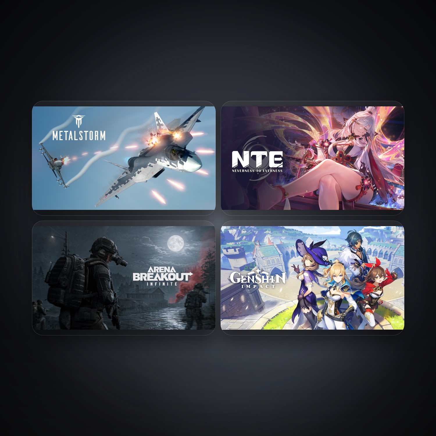 Metalstorm & NTE: Neverness to Everness | 5 Games — HabibiAccounts