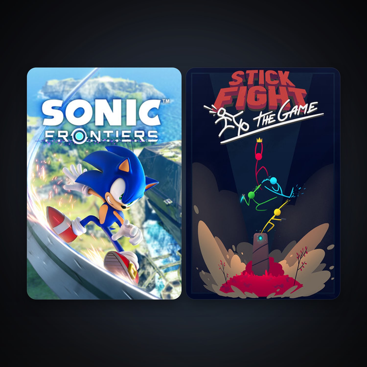 Sonic Frontiers & Stick Fight: The Game — HabibiAccounts