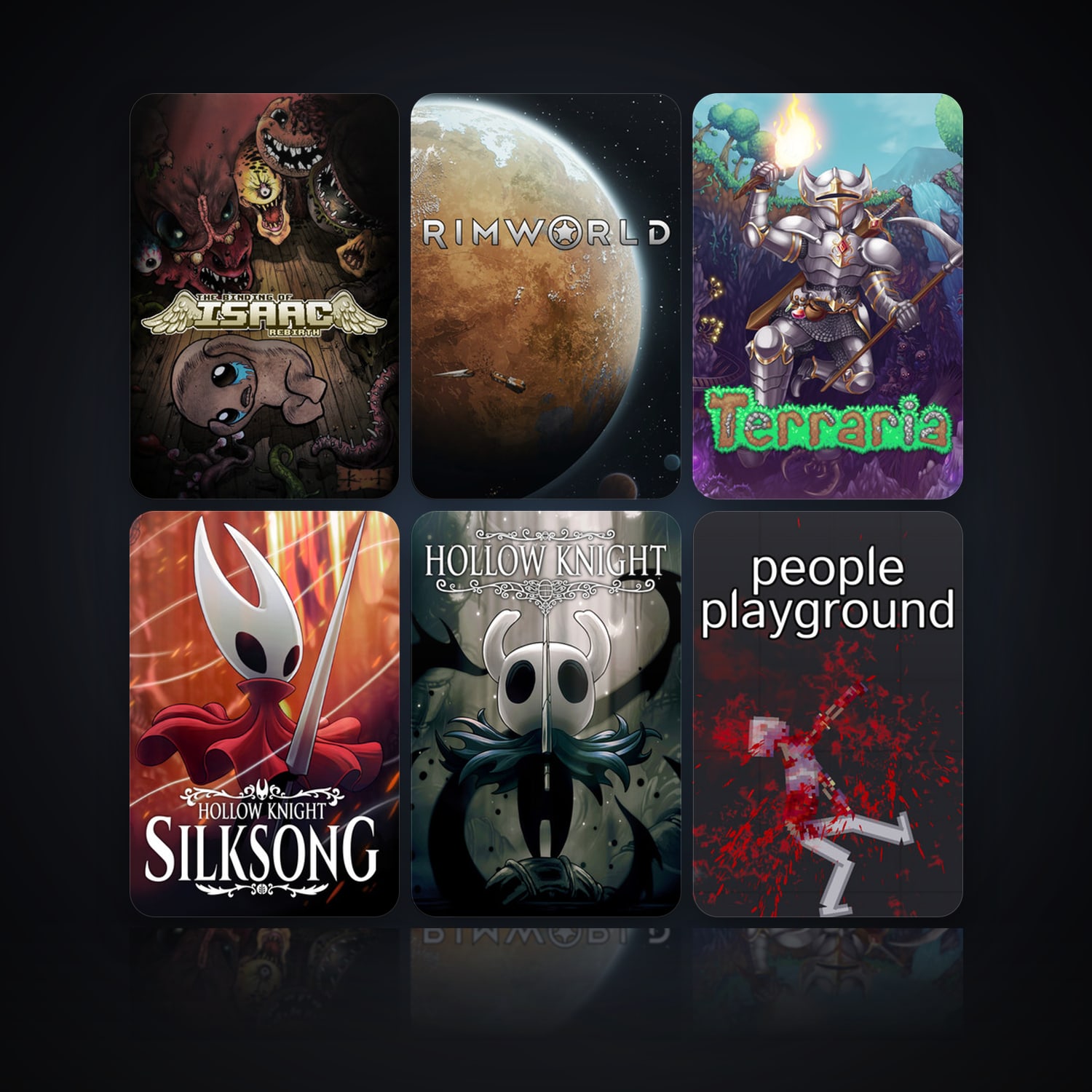 The Binding of Isaac: Rebirth & RimWorld | 41 Games | Clean — HabibiAccounts