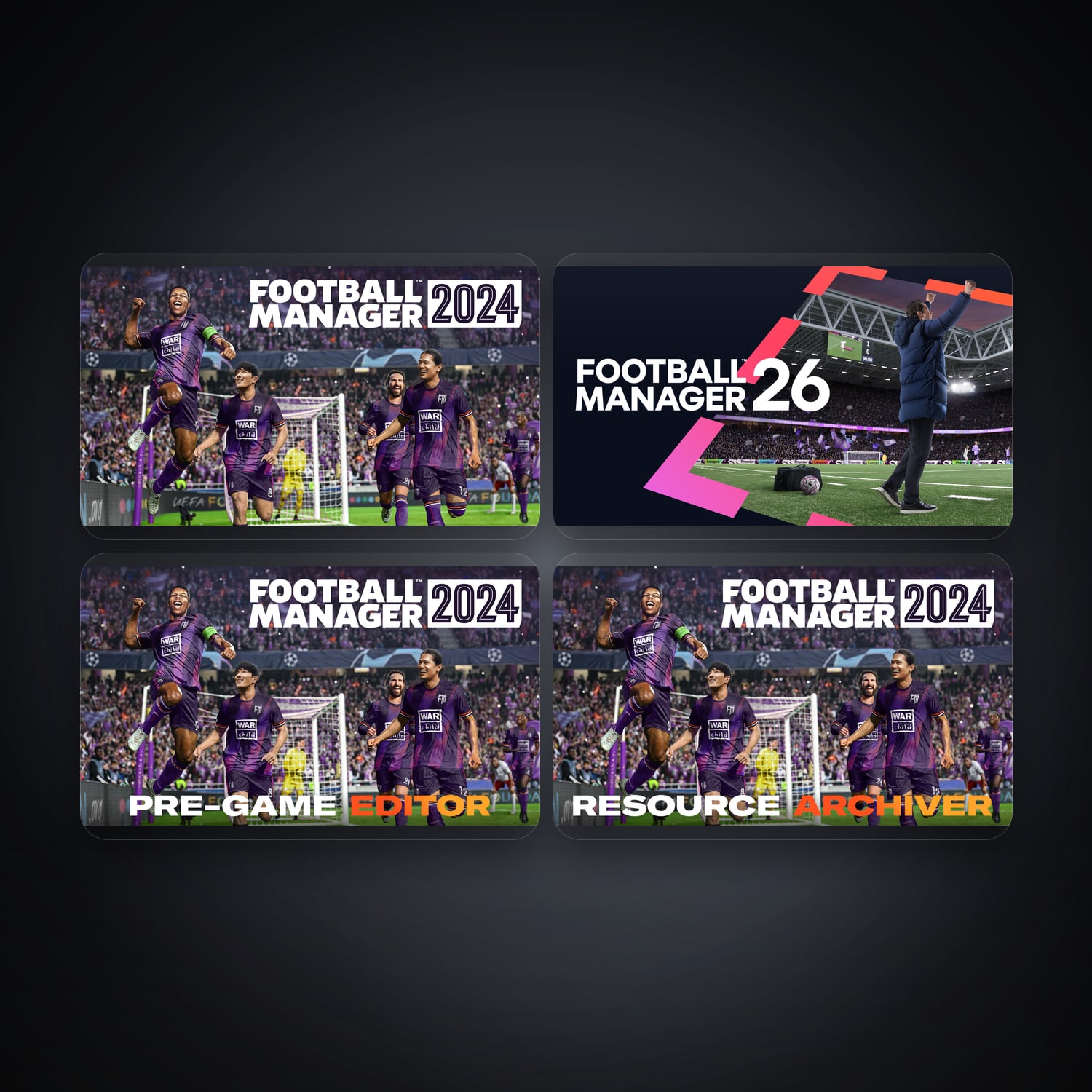 Football Manager 2024 & Football Manager 26 | 4 Games — HabibiAccounts