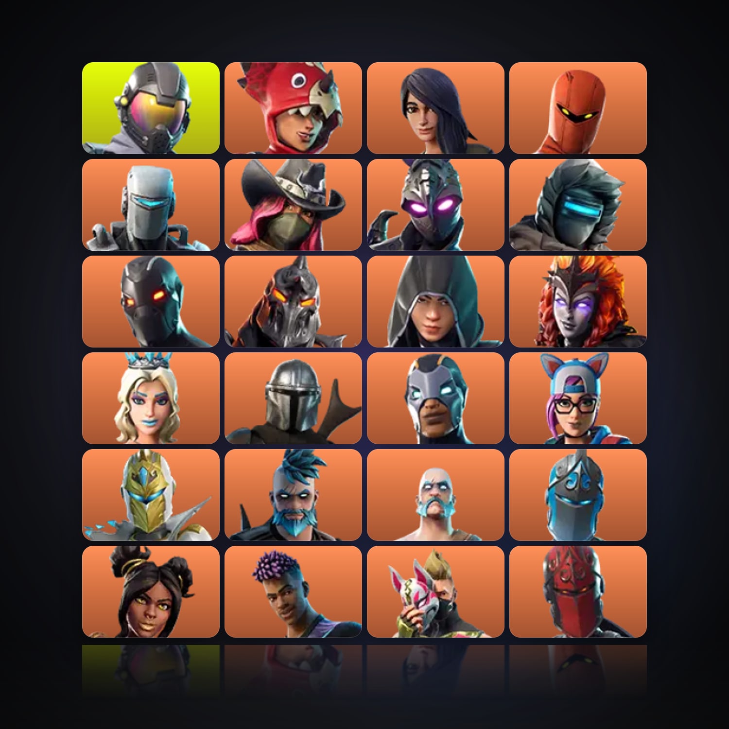 Fortnite | 170 Skins | 200 V-Bucks | Level 2168 | 415 Wins — HabibiAccounts