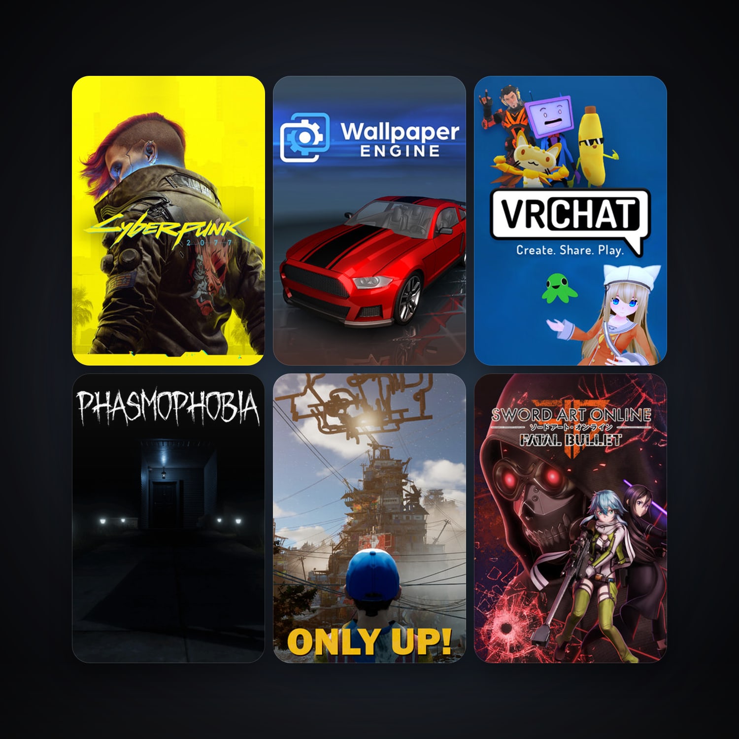 Wallpaper Engine & Cyberpunk 2077 | 29 Games | Clean — HabibiAccounts