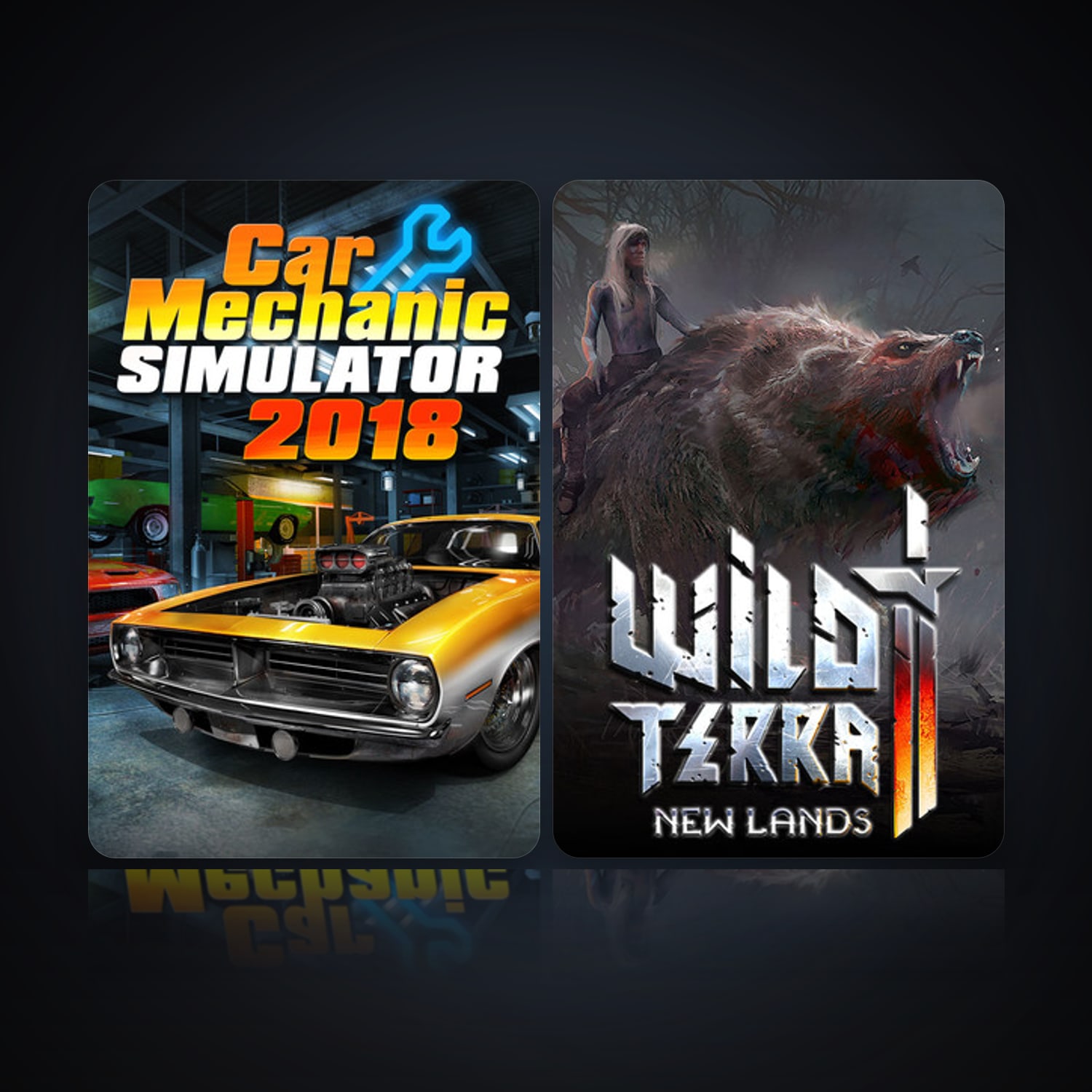 Car Mechanic Simulator 2018 & Wild Terra 2: New Lands — HabibiAccounts