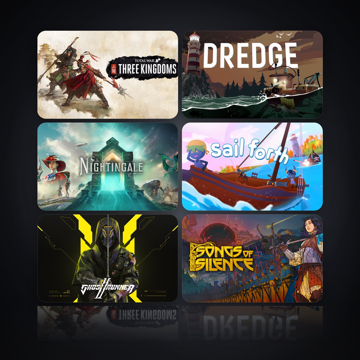Total War: THREE KINGDOMS & DREDGE | 109 Games — HabibiAccounts
