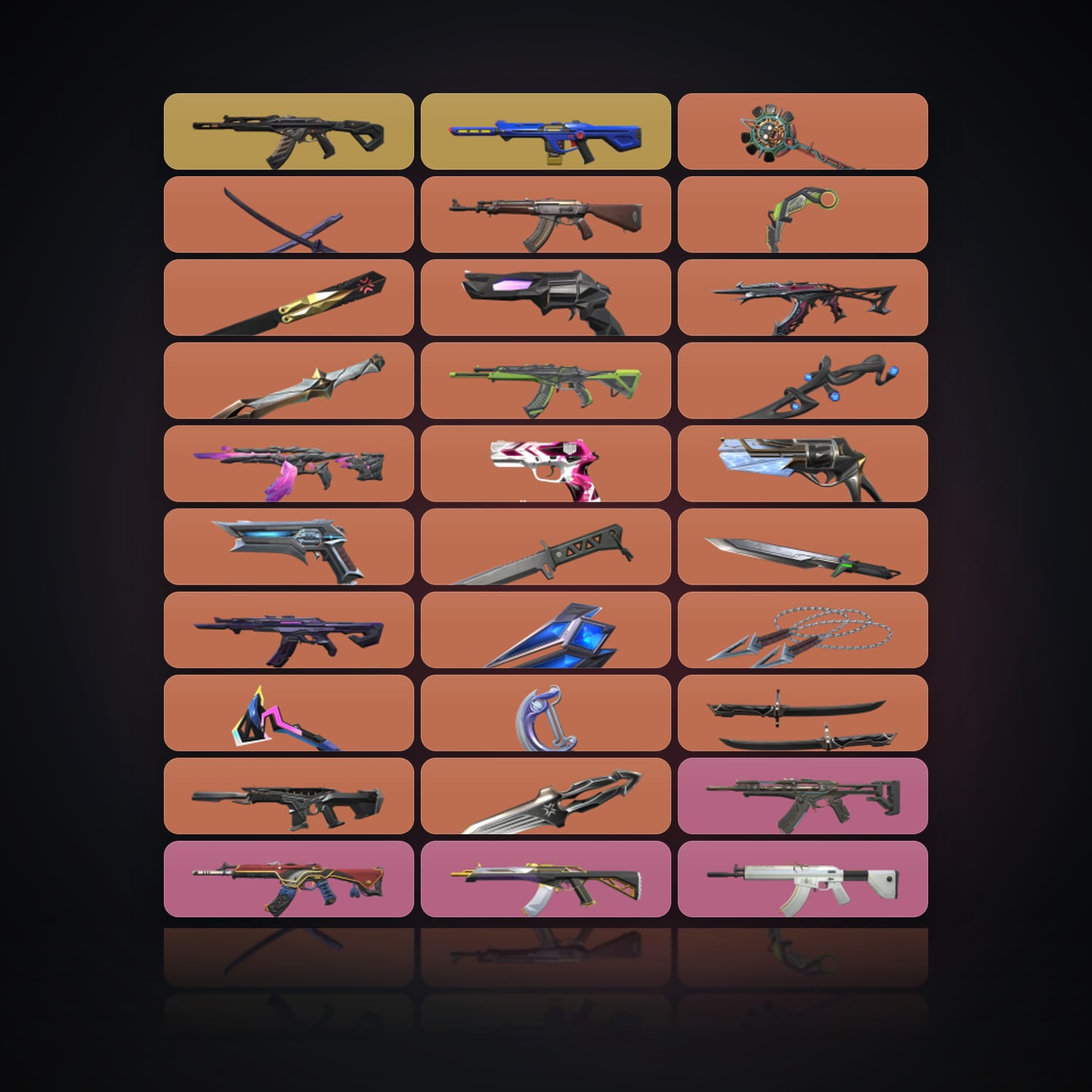 Gold 1 Rank | North America Server | 119 Skins | 14 Knives | Level 174 — HabibiAccounts