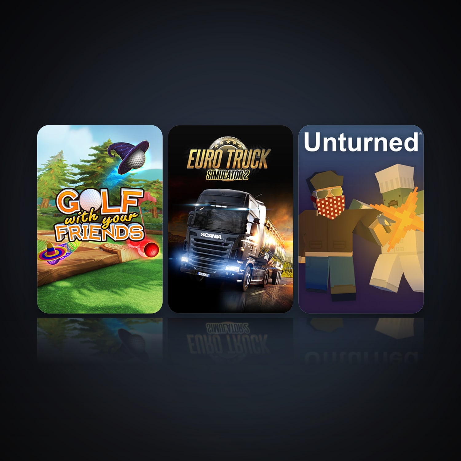 Golf With Your Friends & Euro Truck Simulator 2 — HabibiAccounts