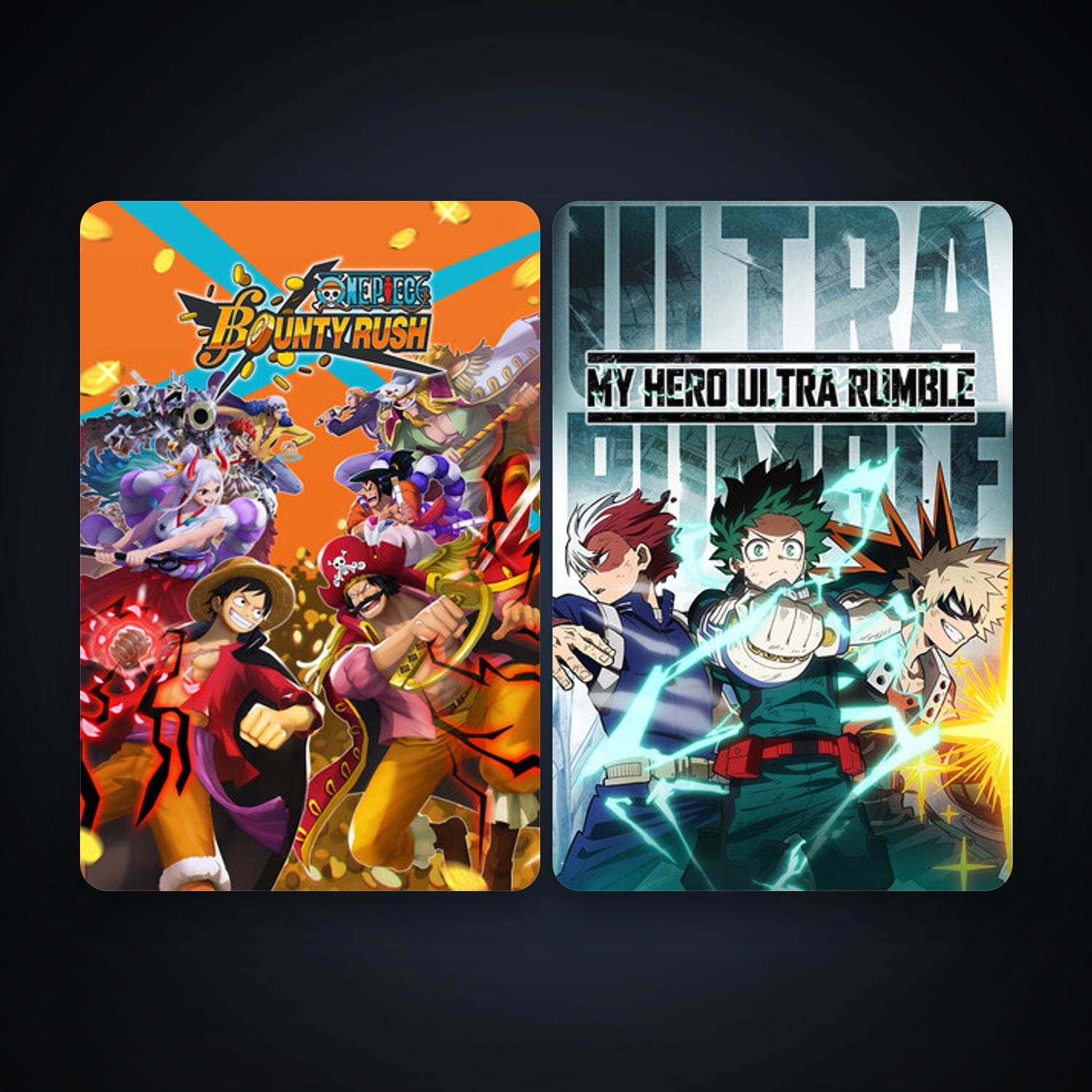 ONE PIECE Bounty Rush & MY HERO ULTRA RUMBLE — HabibiAccounts