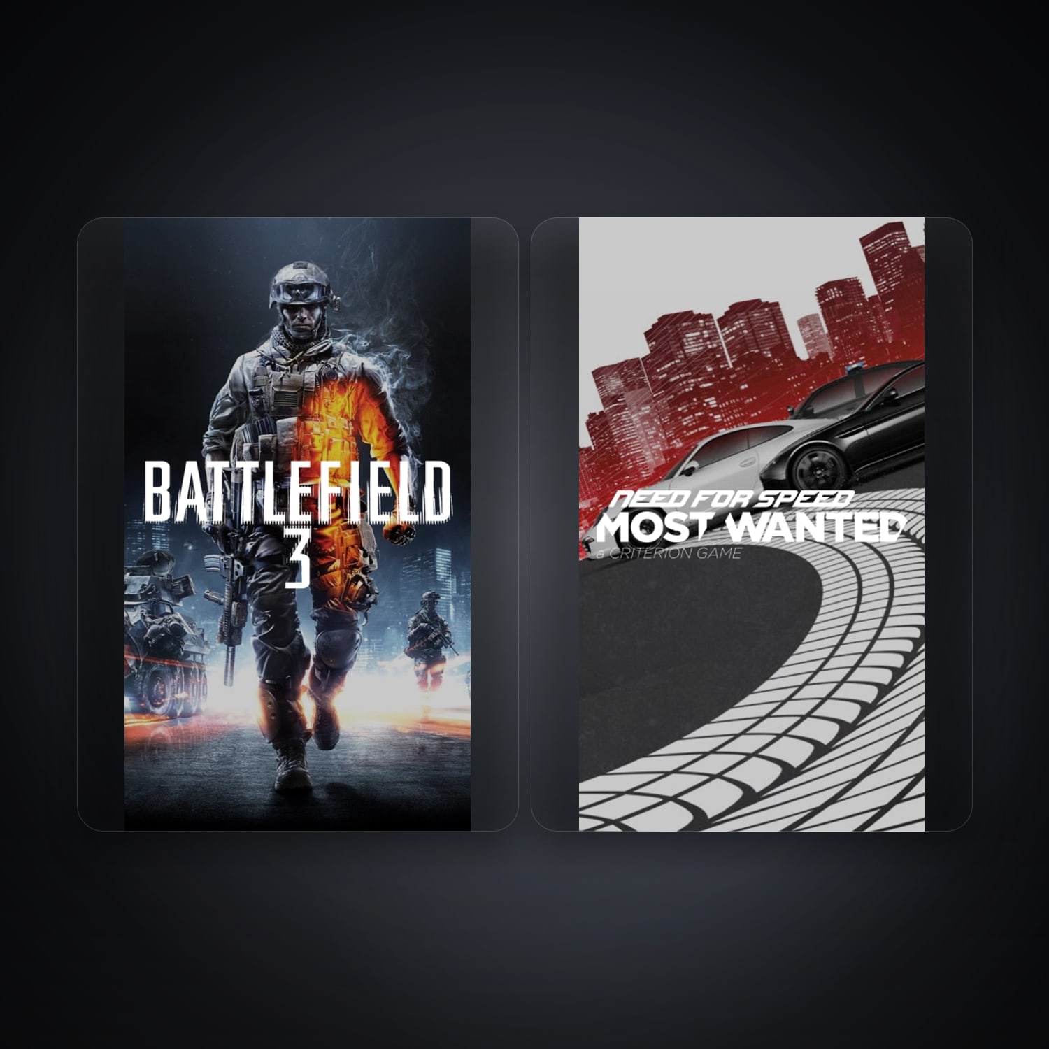 Battlefield 3 & Need for Speed Most Wanted | 2 Games — HabibiAccounts