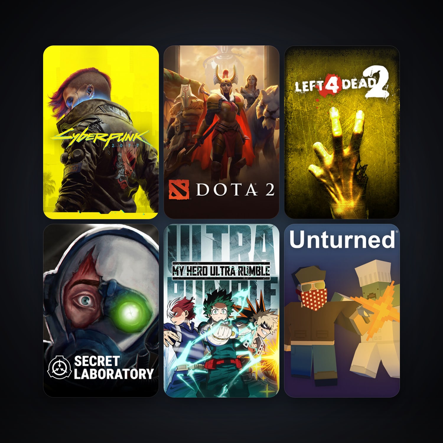 Dota 2 & Cyberpunk 2077 | 15 Games | Clean — HabibiAccounts