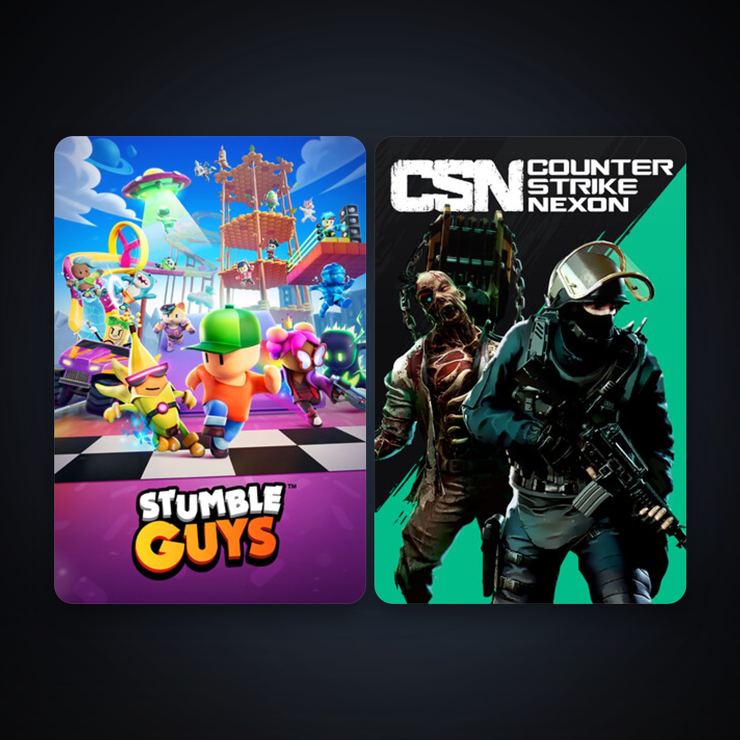 Stumble Guys & Counter-Strike Nexon: Studio — HabibiAccounts