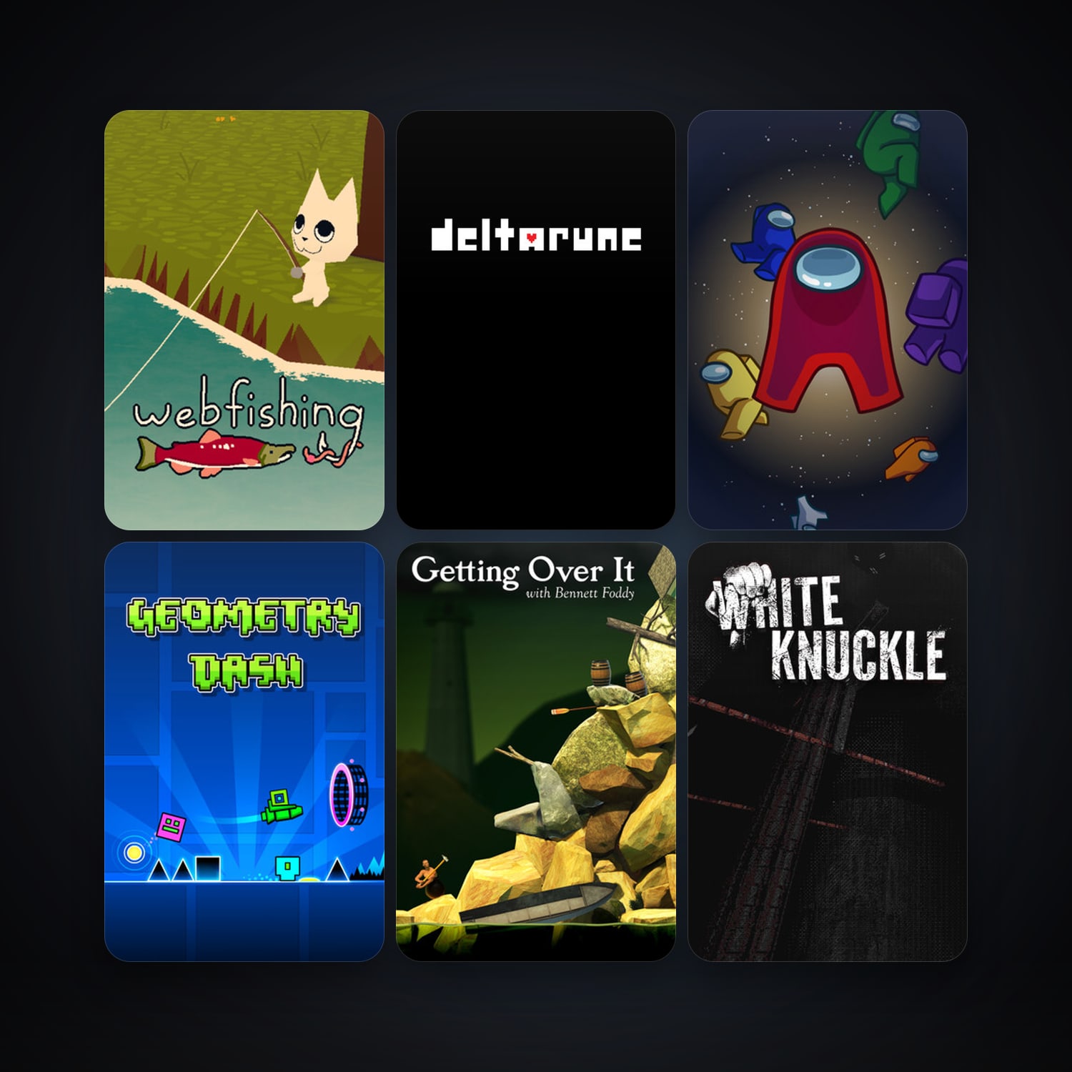WEBFISHING & DELTARUNE | 12 Games | Clean — HabibiAccounts