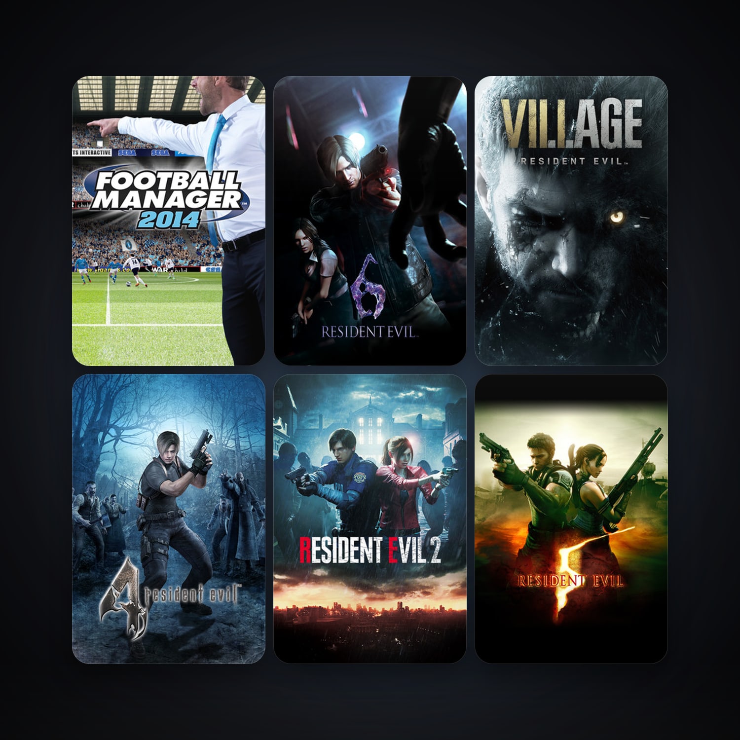 BioShock Infinite + Resident Evil 5, 18 games, Steam 10, clean — HabibiAccounts
