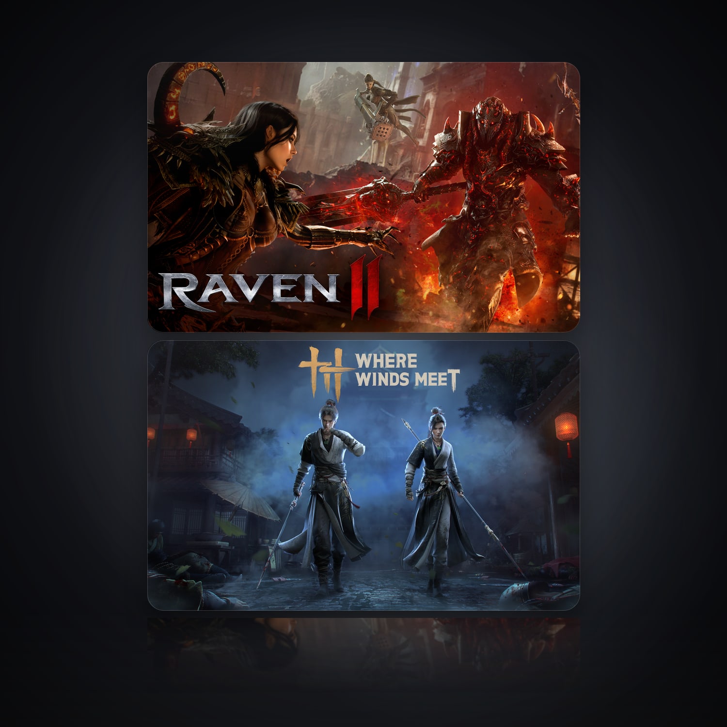 RAVEN2 & Where Winds Meet | 2 Games — HabibiAccounts