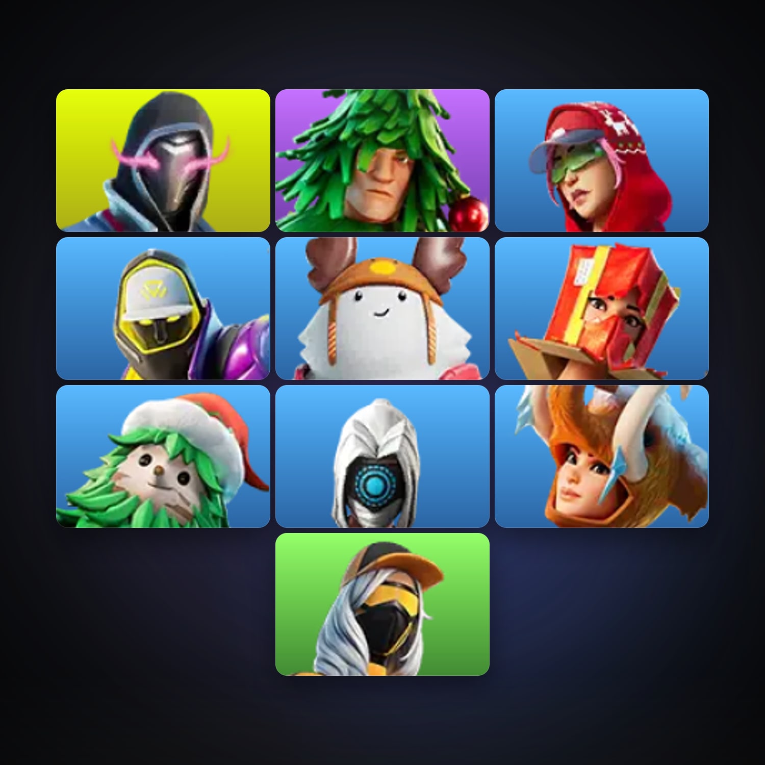 Fortnite | 10 Skins | 400 V-Bucks | Level 530 | 45 Wins — HabibiAccounts
