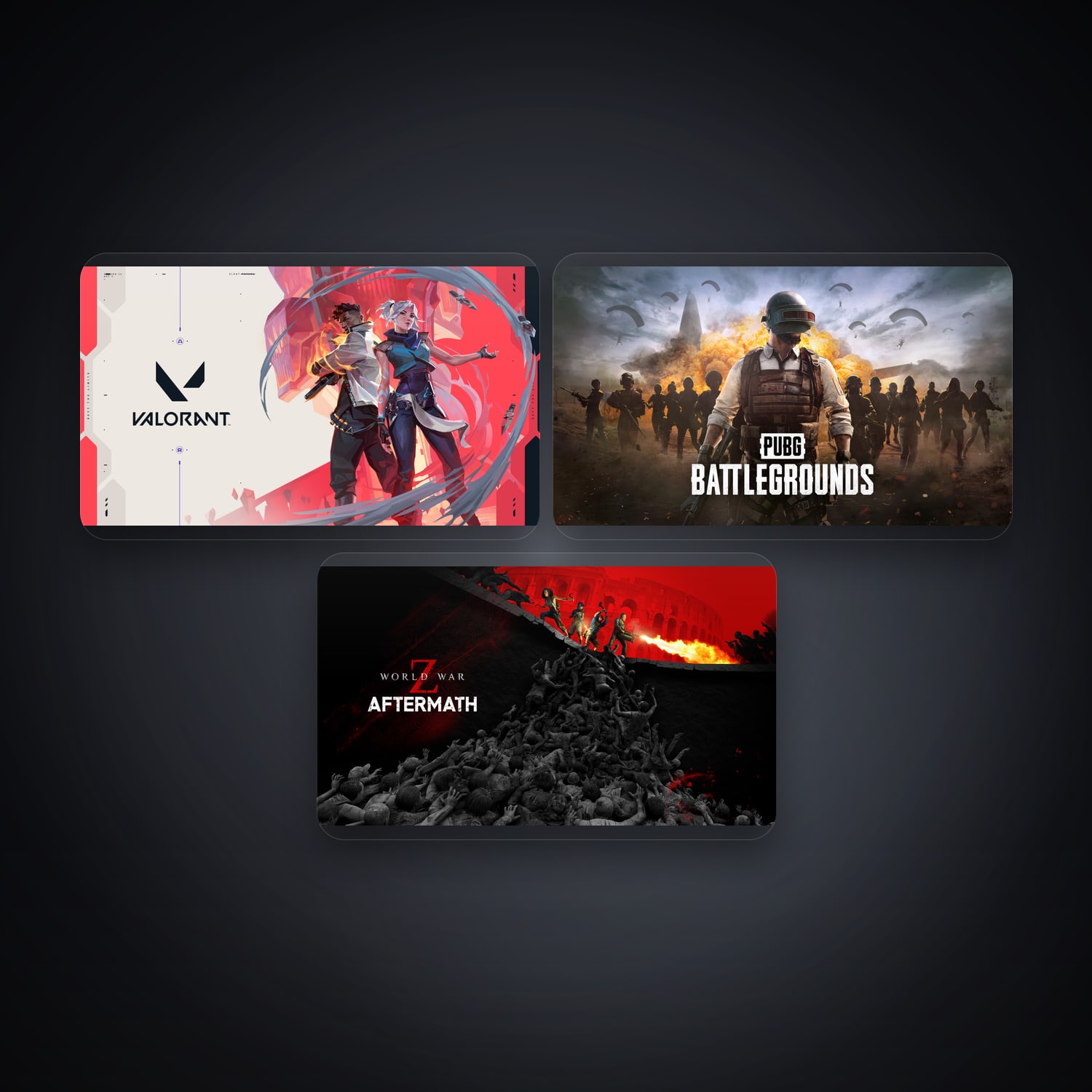 VALORANT & PUBG: BATTLEGROUNDS | 3 Games — HabibiAccounts