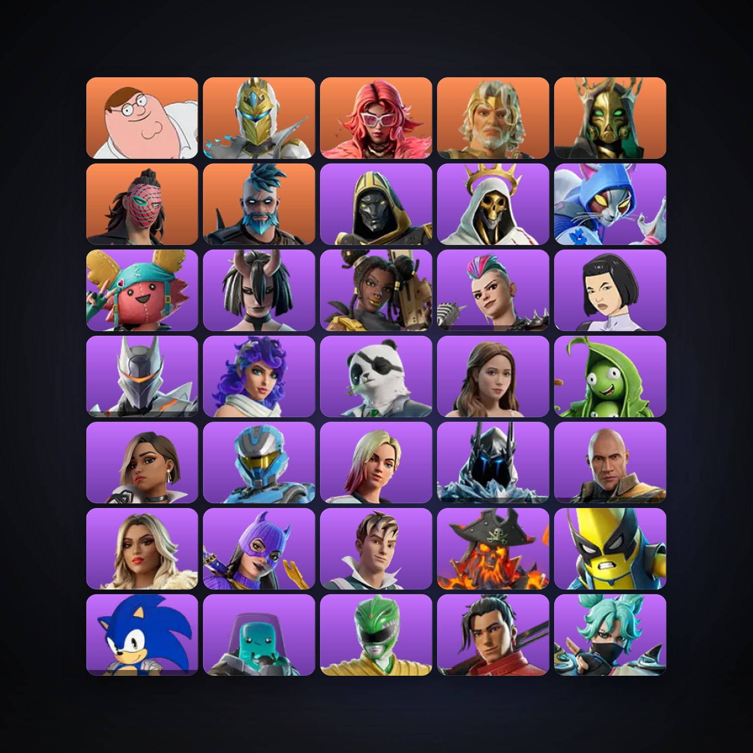 Fortnite | 164 Skins | 400 V-Bucks | Level 2932 | 163 Wins — HabibiAccounts