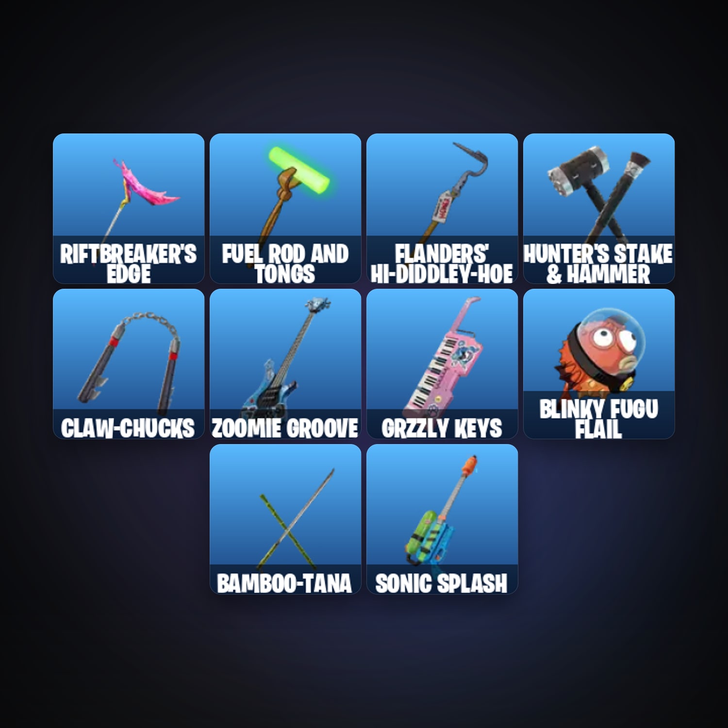 Fortnite locker — lvl 104 — HabibiAccounts