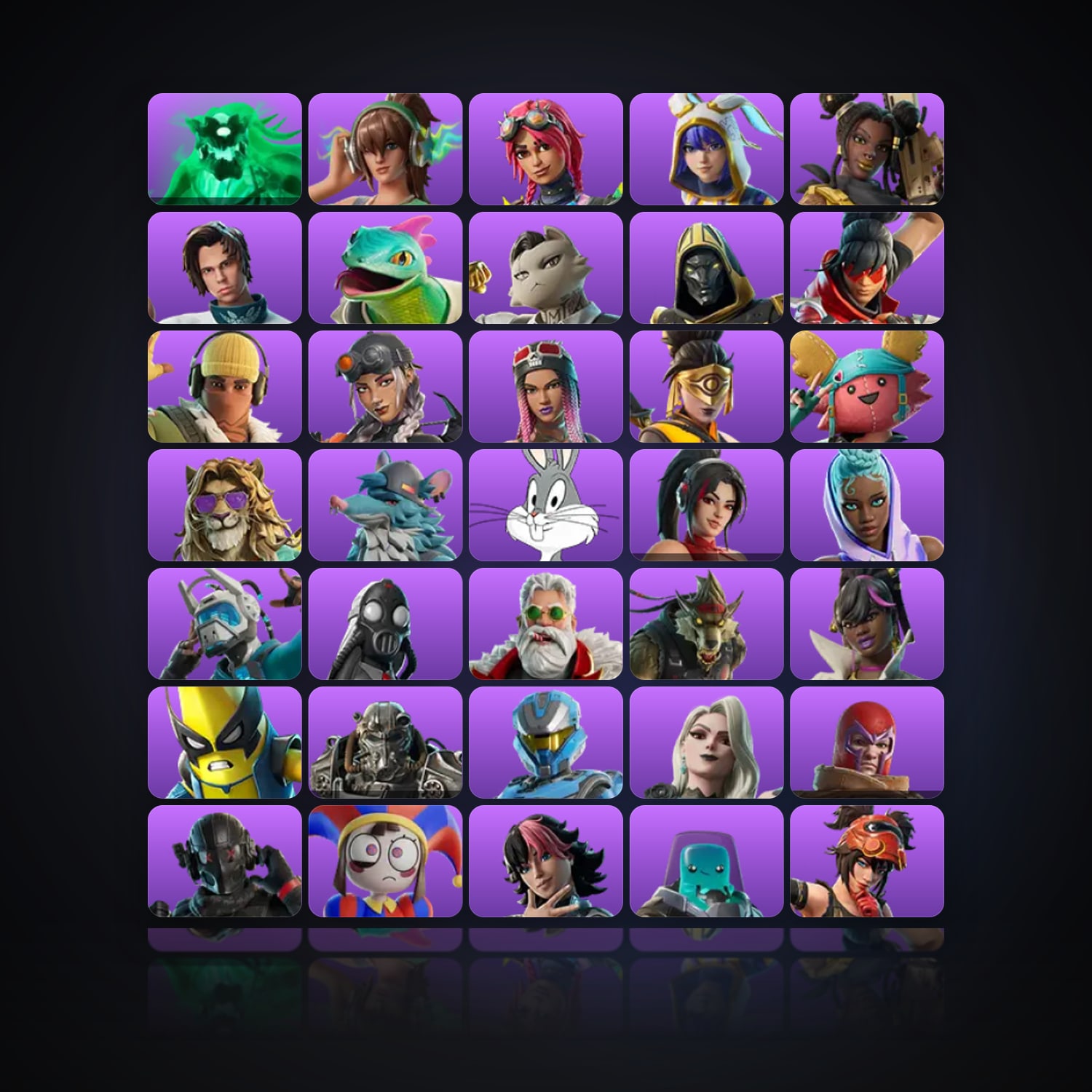 Fortnite | 127 Skins | 800 V-Bucks | Level 3484 | 416 Wins — HabibiAccounts