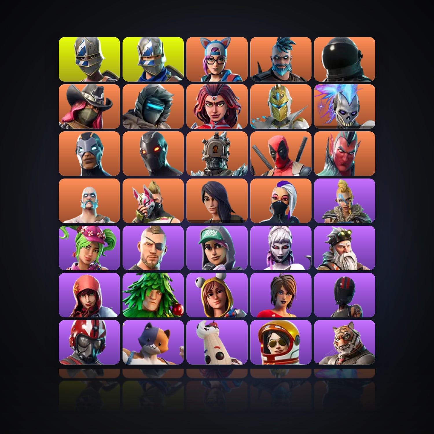 Fortnite | 65 Skins | 1.3K V-Bucks | Level 730 | 191 Wins — HabibiAccounts