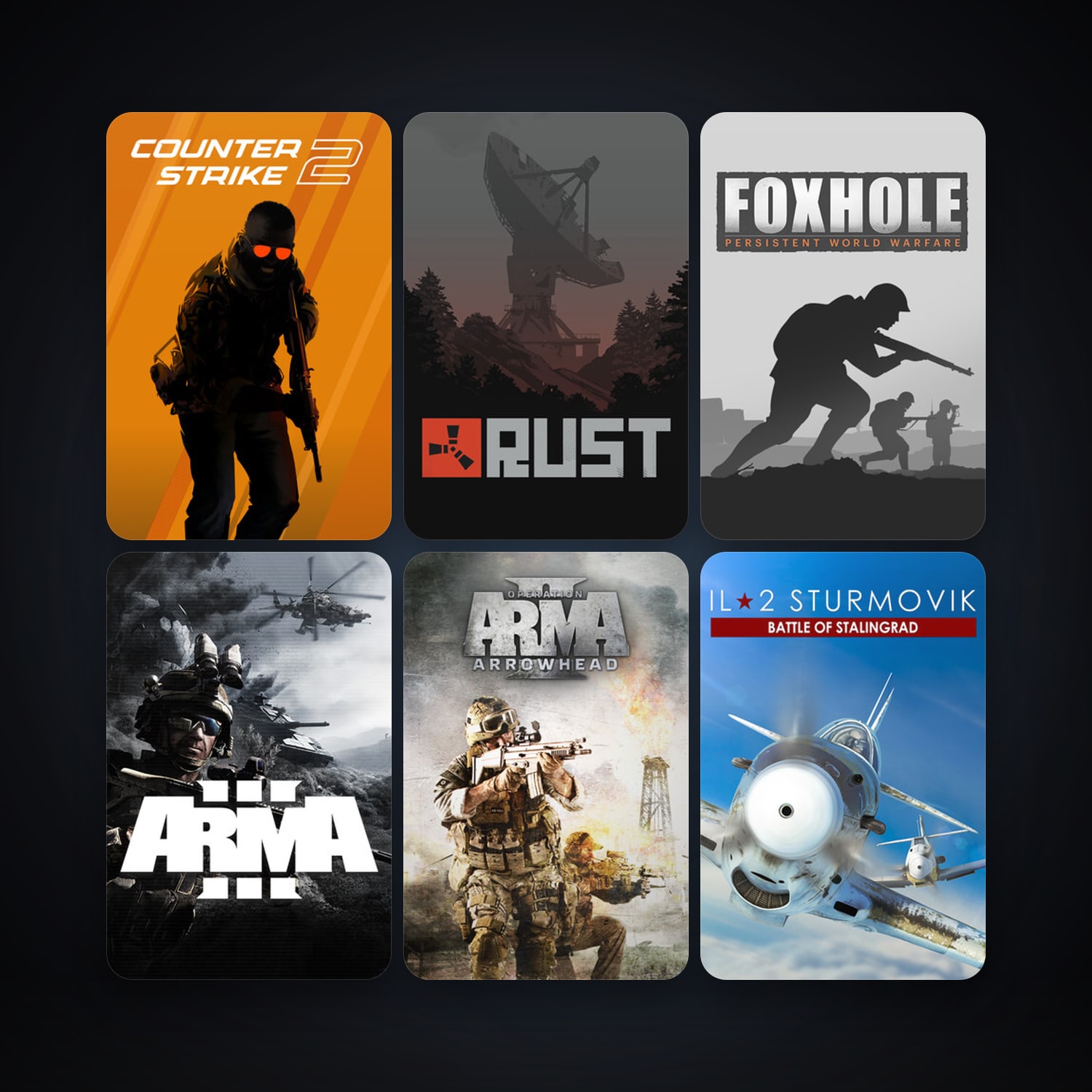 CS2 Prime + Arma 2: Operation Arrowhead, 32 games, Steam 10, clean — HabibiAccounts