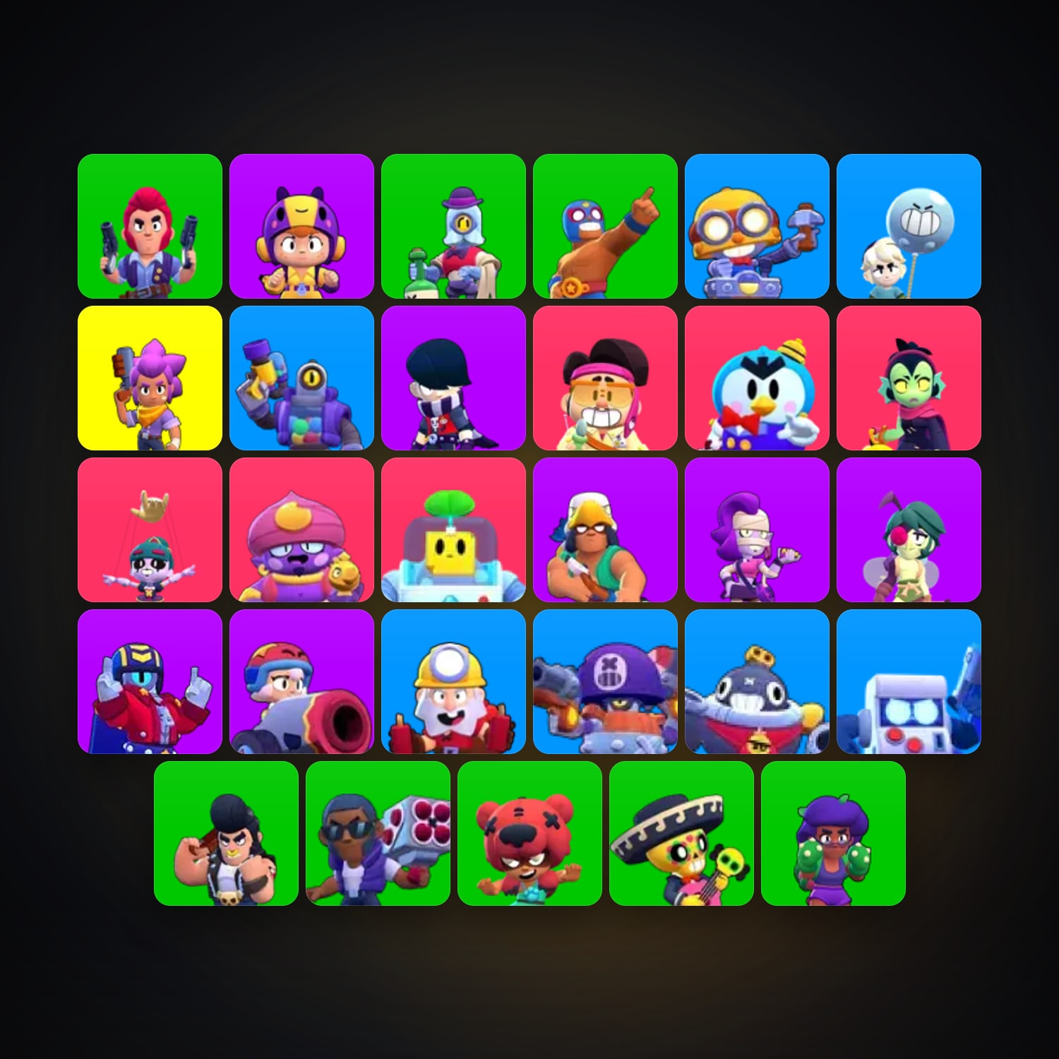 29 Brawlers | 2.6K Trophies — HabibiAccounts