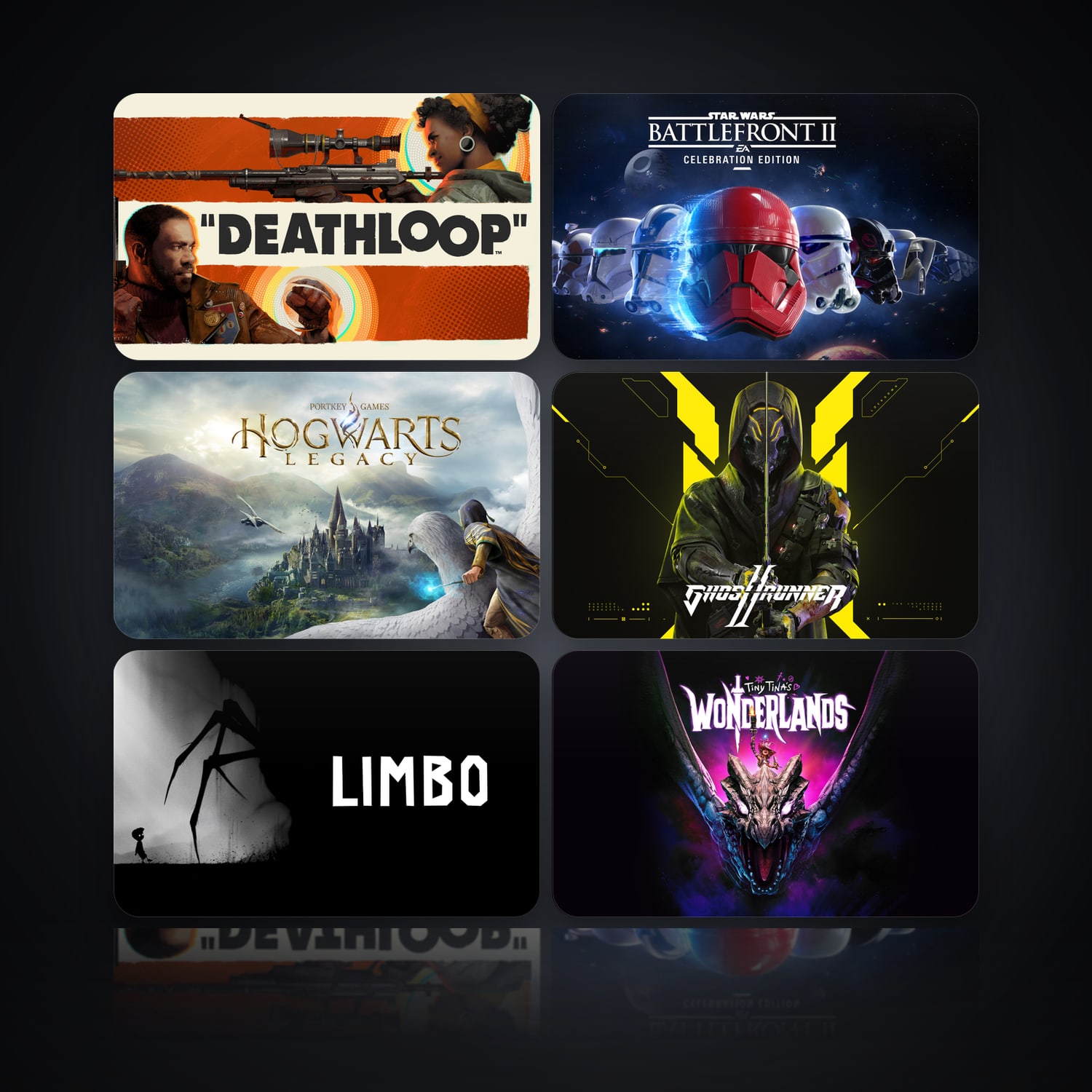 هالحساب إبك فيه DEATHLOOP وSTAR WARS Battlefront II: Celebration Edition، ES، 27 ألعاب — HabibiAccounts