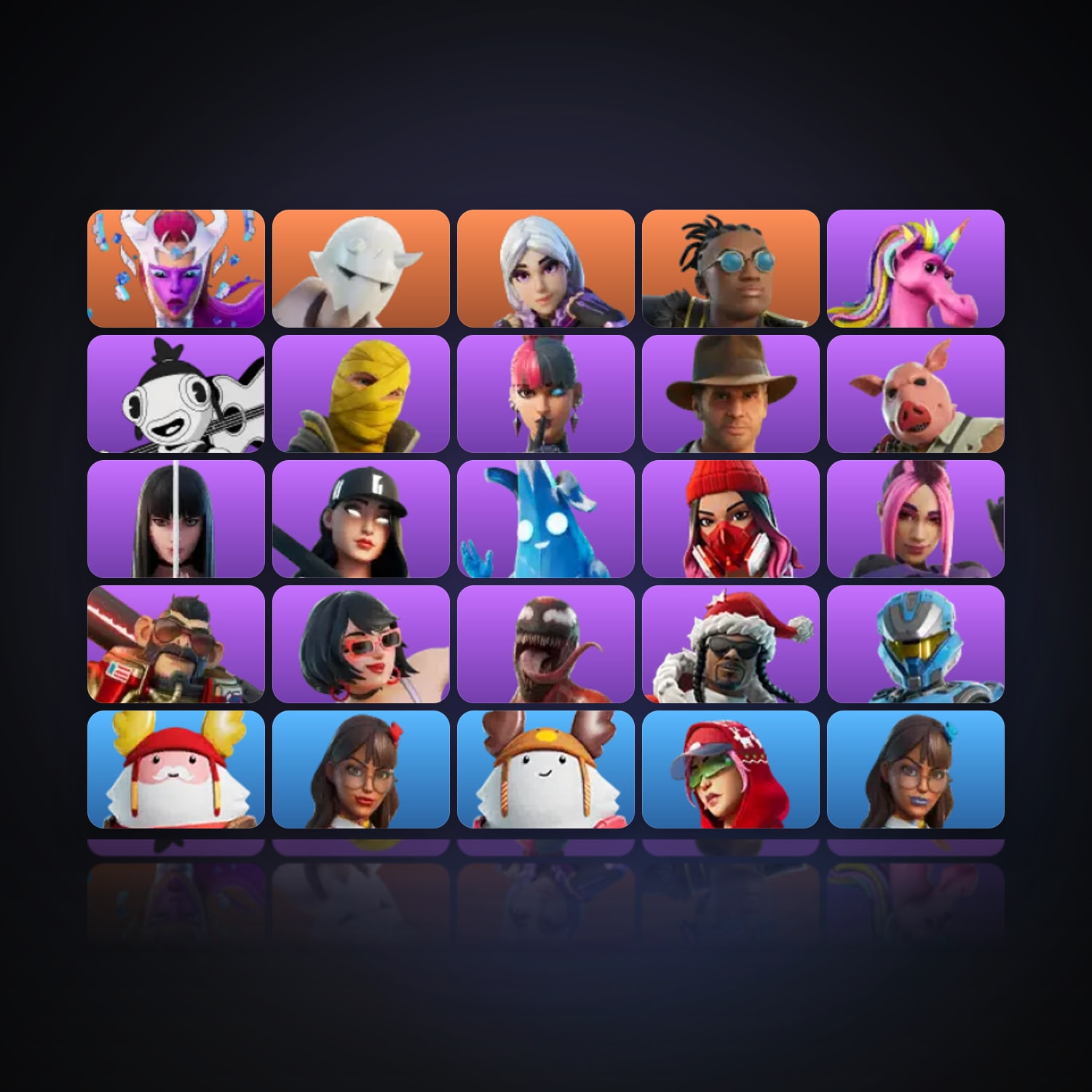 Fortnite | 25 Skins | 250 V-Bucks | Level 778 | 50 Wins — HabibiAccounts