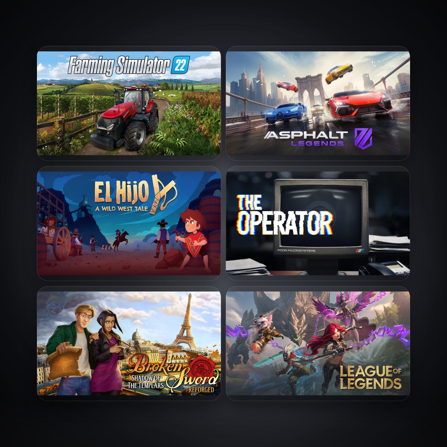 Farming Simulator 22 & Asphalt Legends Unite | 311 Games — HabibiAccounts