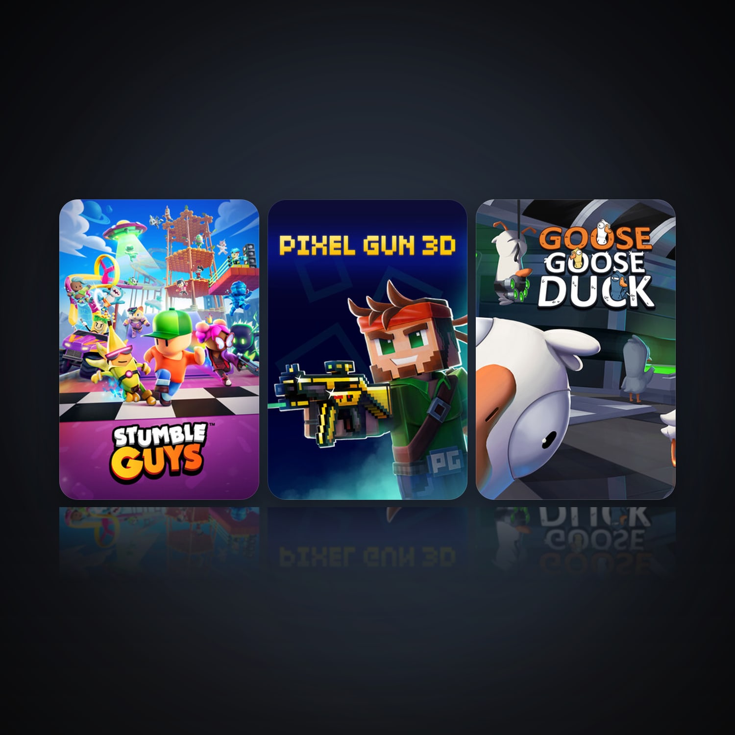 Stumble Guys & Pixel Gun 3D: PC Edition | Clean — HabibiAccounts
