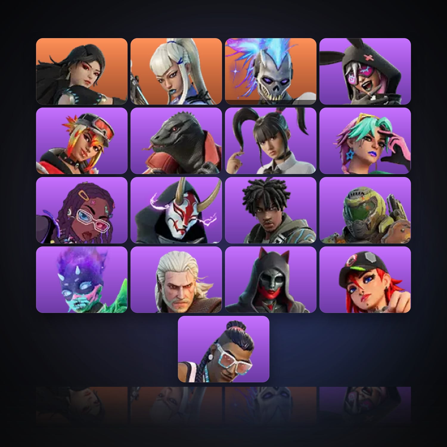 Fortnite | 17 Skins | 550 V-Bucks | Level 412 | 13 Wins — HabibiAccounts