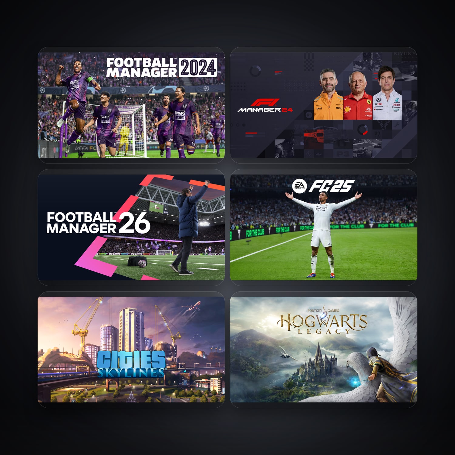 Football Manager 2024 & F1 Manager 2024 | 26 Games — HabibiAccounts