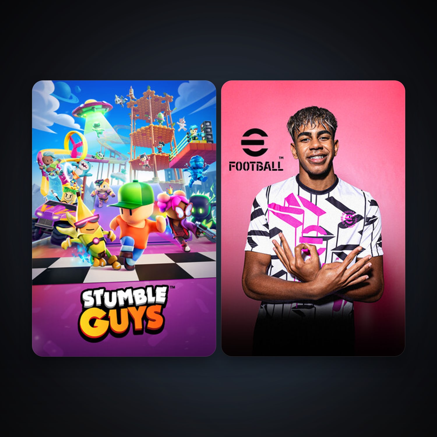 Stumble Guys & eFootball 2024 — HabibiAccounts