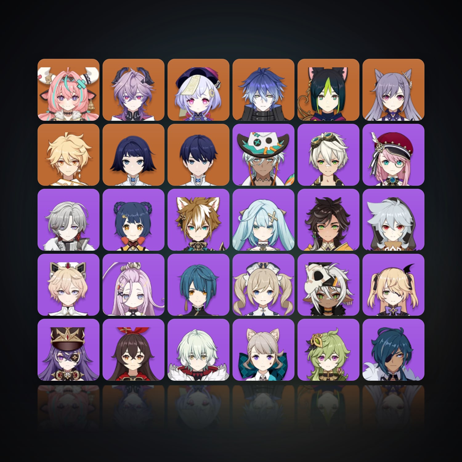 Genshin Impact | AR 45 | 31 Chars | 6× 5★ — HabibiAccounts