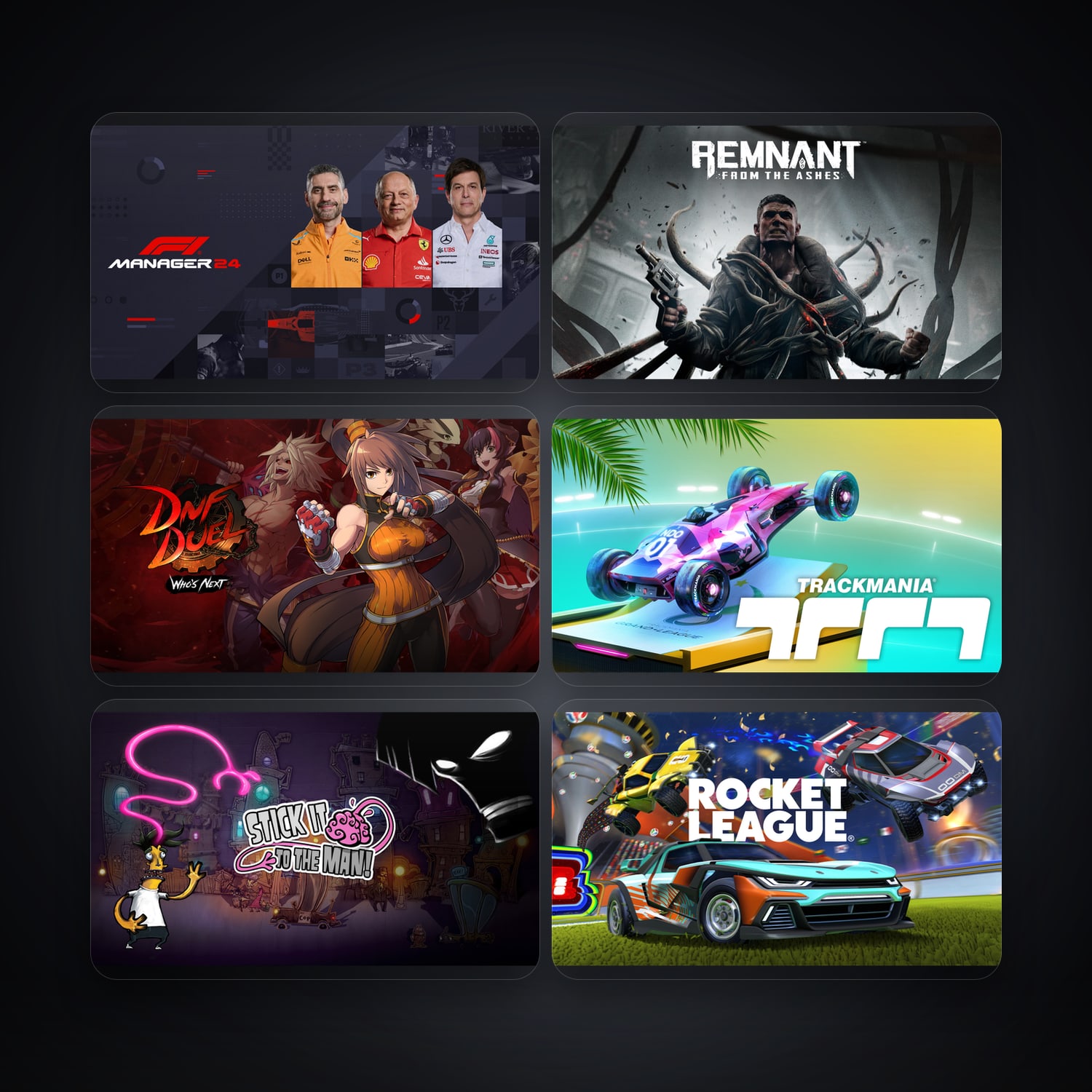 F1 Manager 2024 & Remnant: From the Ashes | 8 Games — Epic Games Account — HabibiAccounts