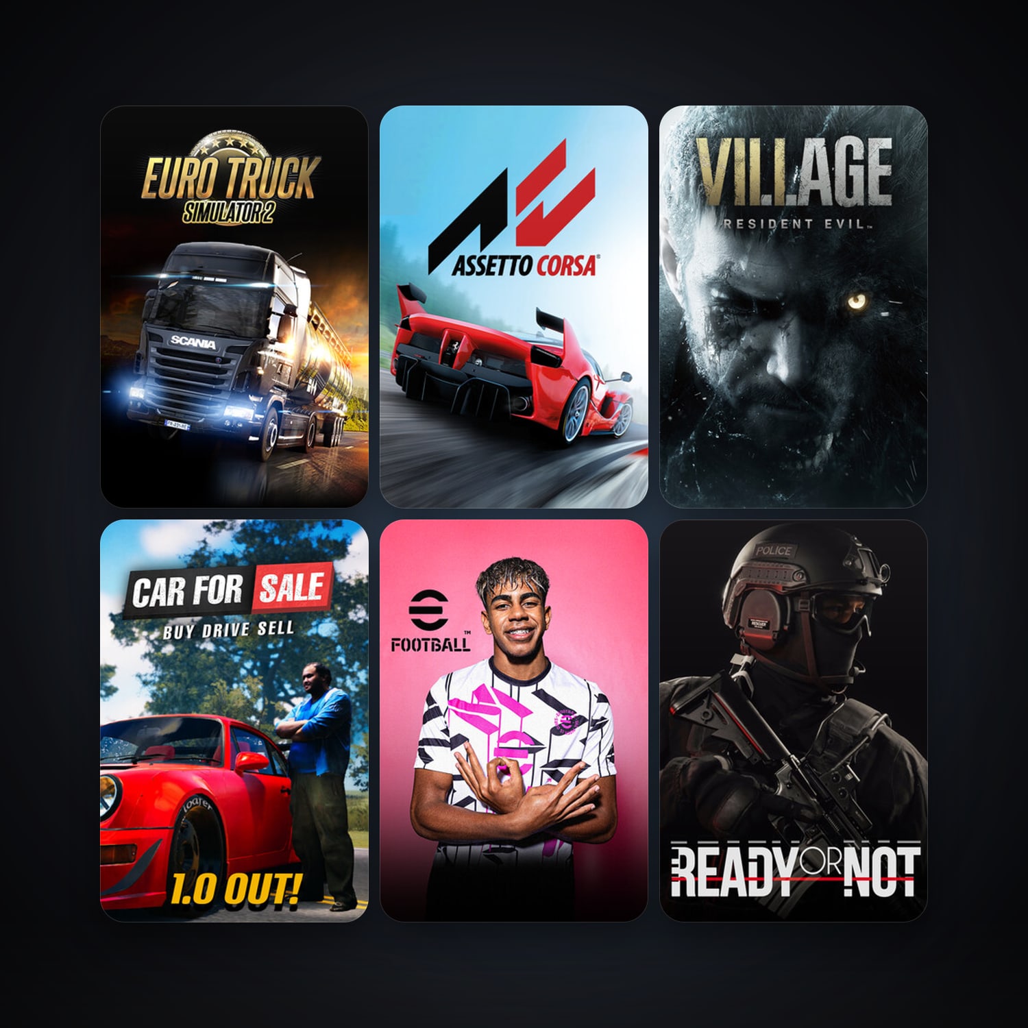 Euro Truck Simulator 2 & Free CS2 (No Prime) | 33 Games | Has VAC — HabibiAccounts